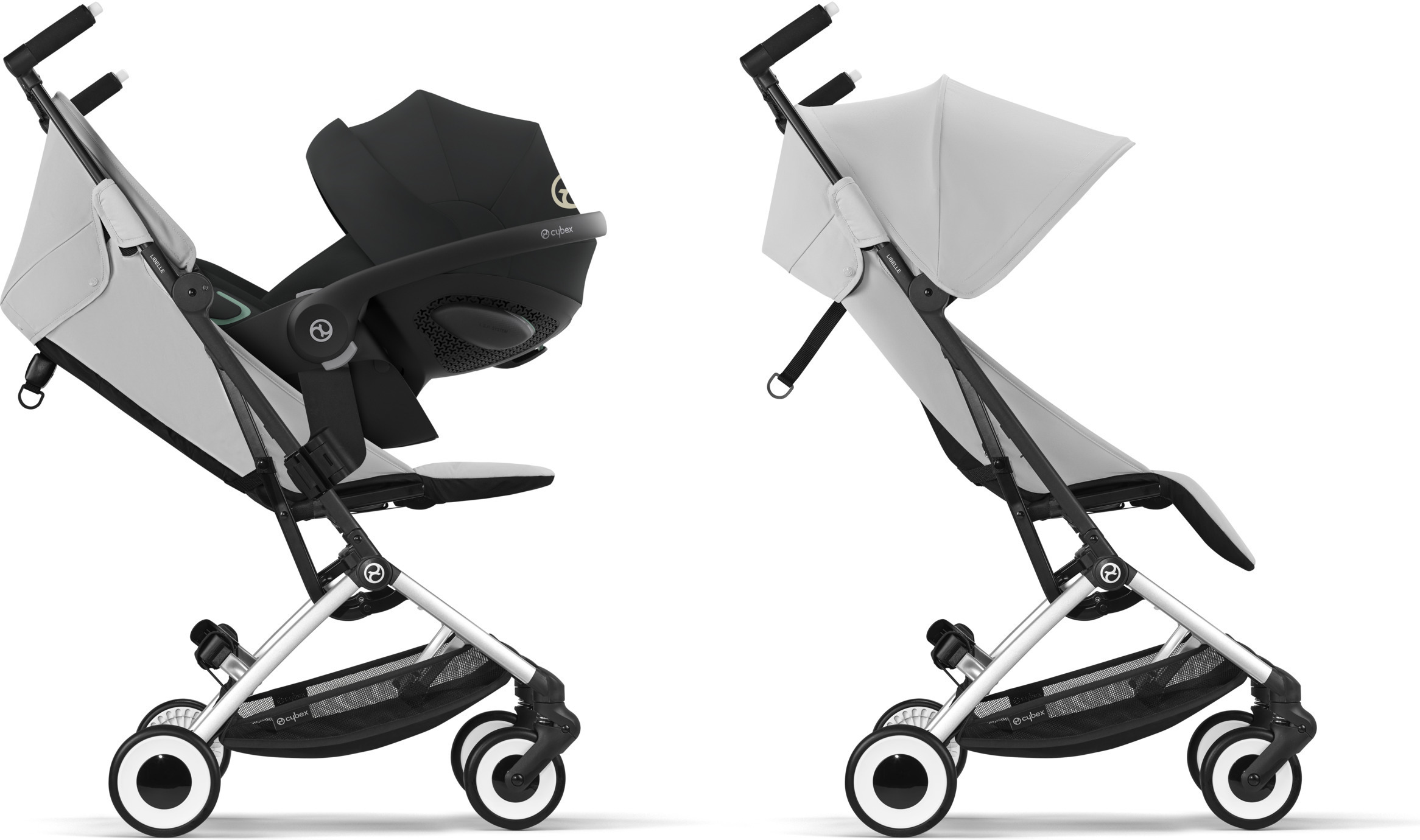 Cybex Libelle -matkarattaat, Fog Grey
