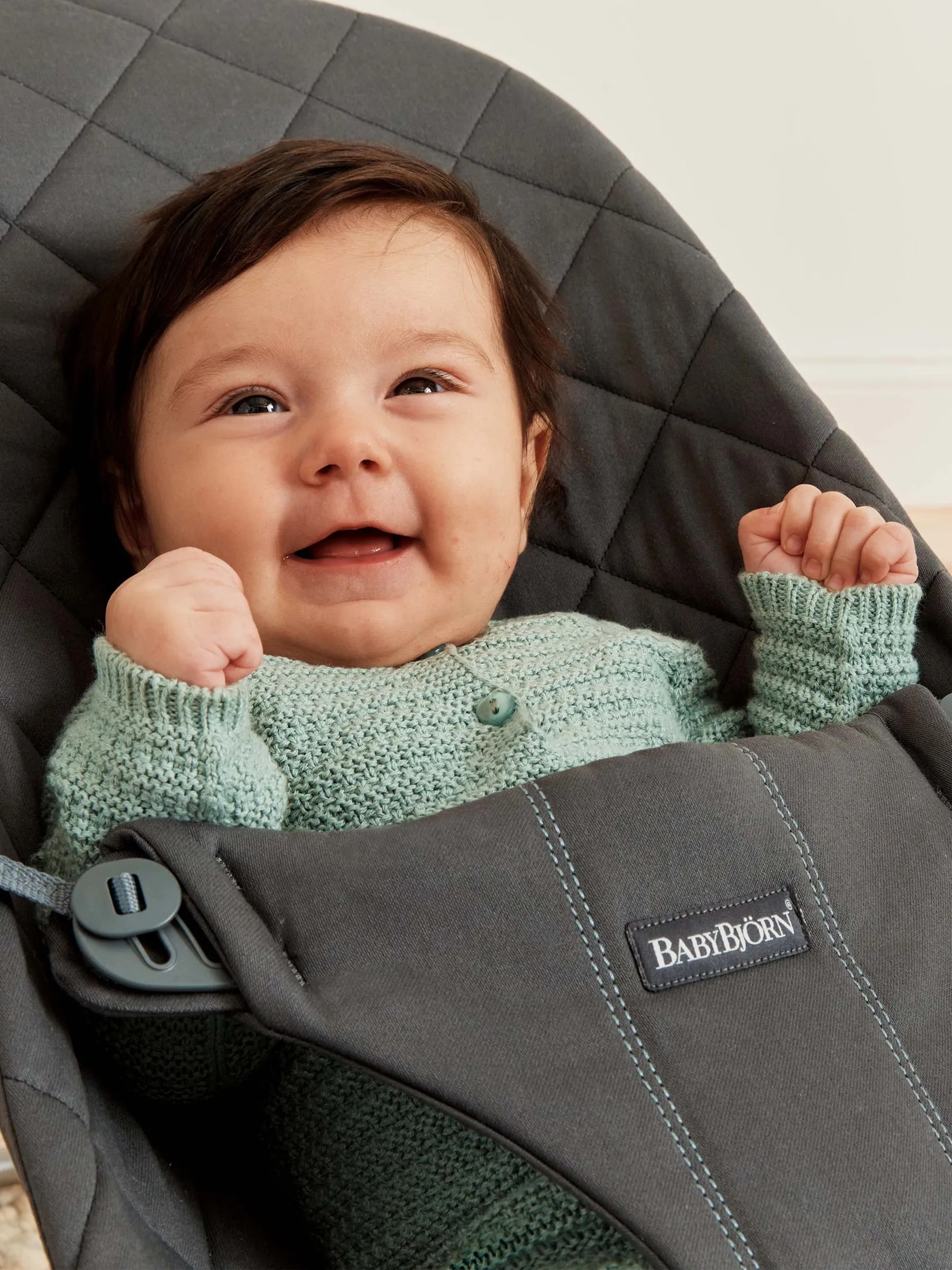 BabyBjörn Mini Woven -kantoreppu, dark green