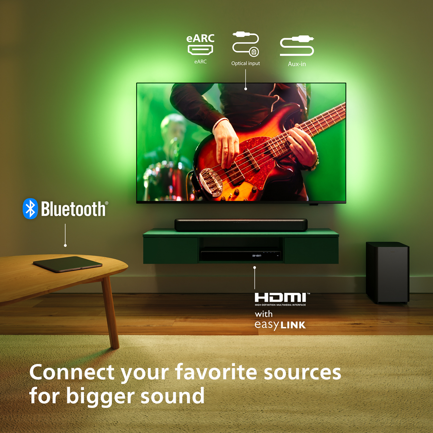 Philips TAB5309 2.1 Soundbar -äänijärjestelmä
