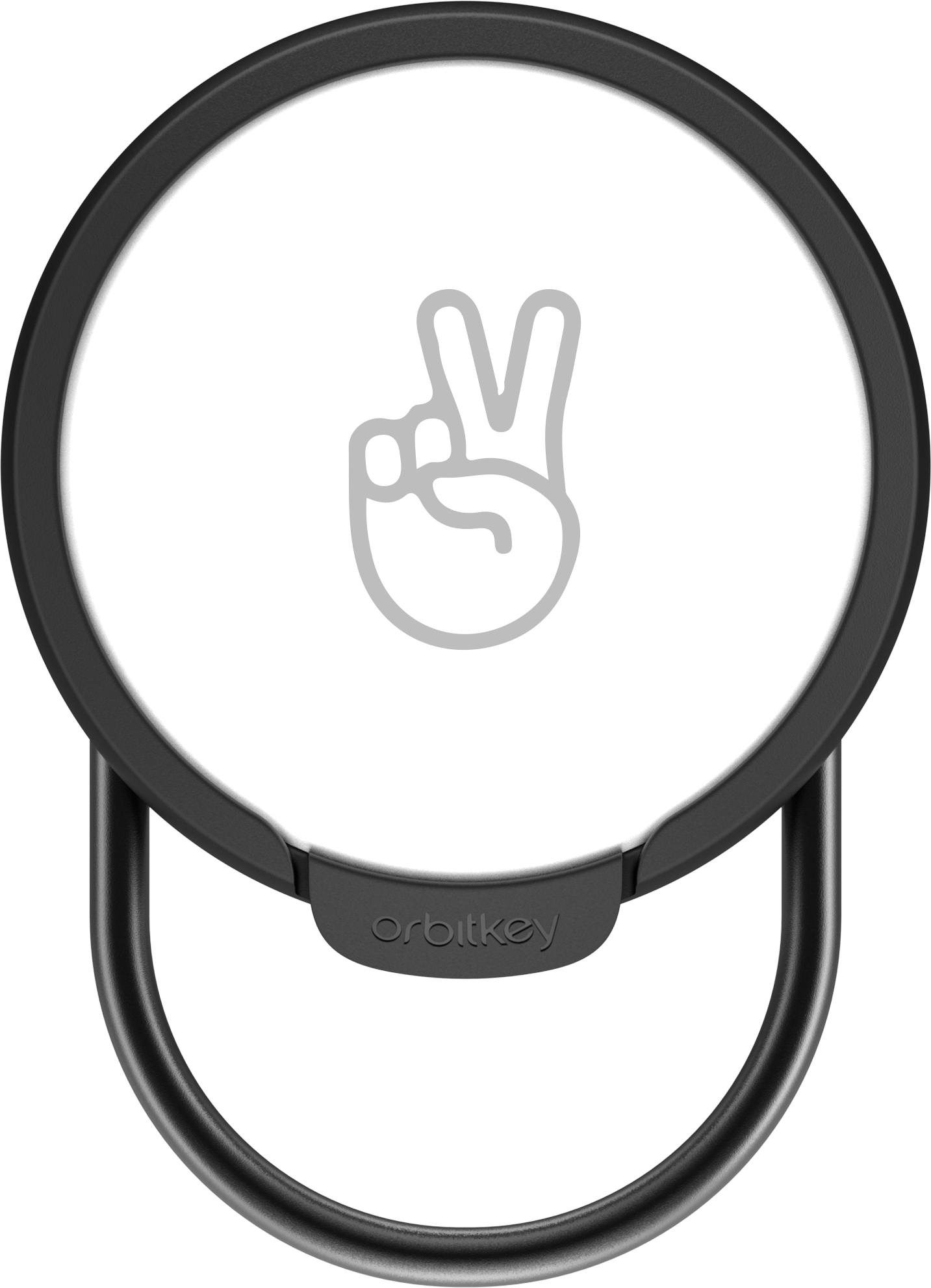 Orbitkey Slim Case for AirTag -pidike avainrenkaalla, musta