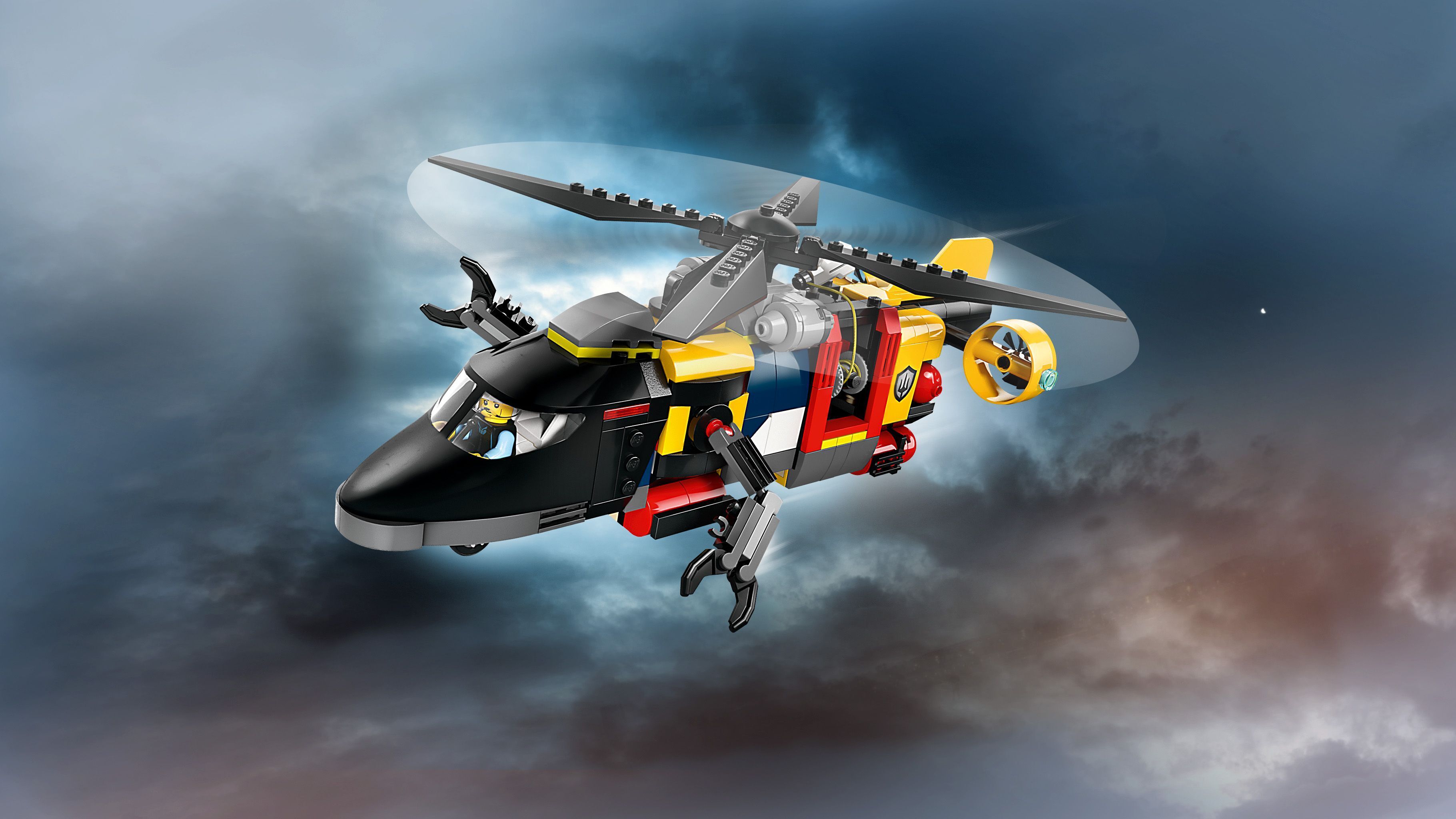LEGO City 60462 – Helikopteri, paloauto ja sukellusvene yhdessä