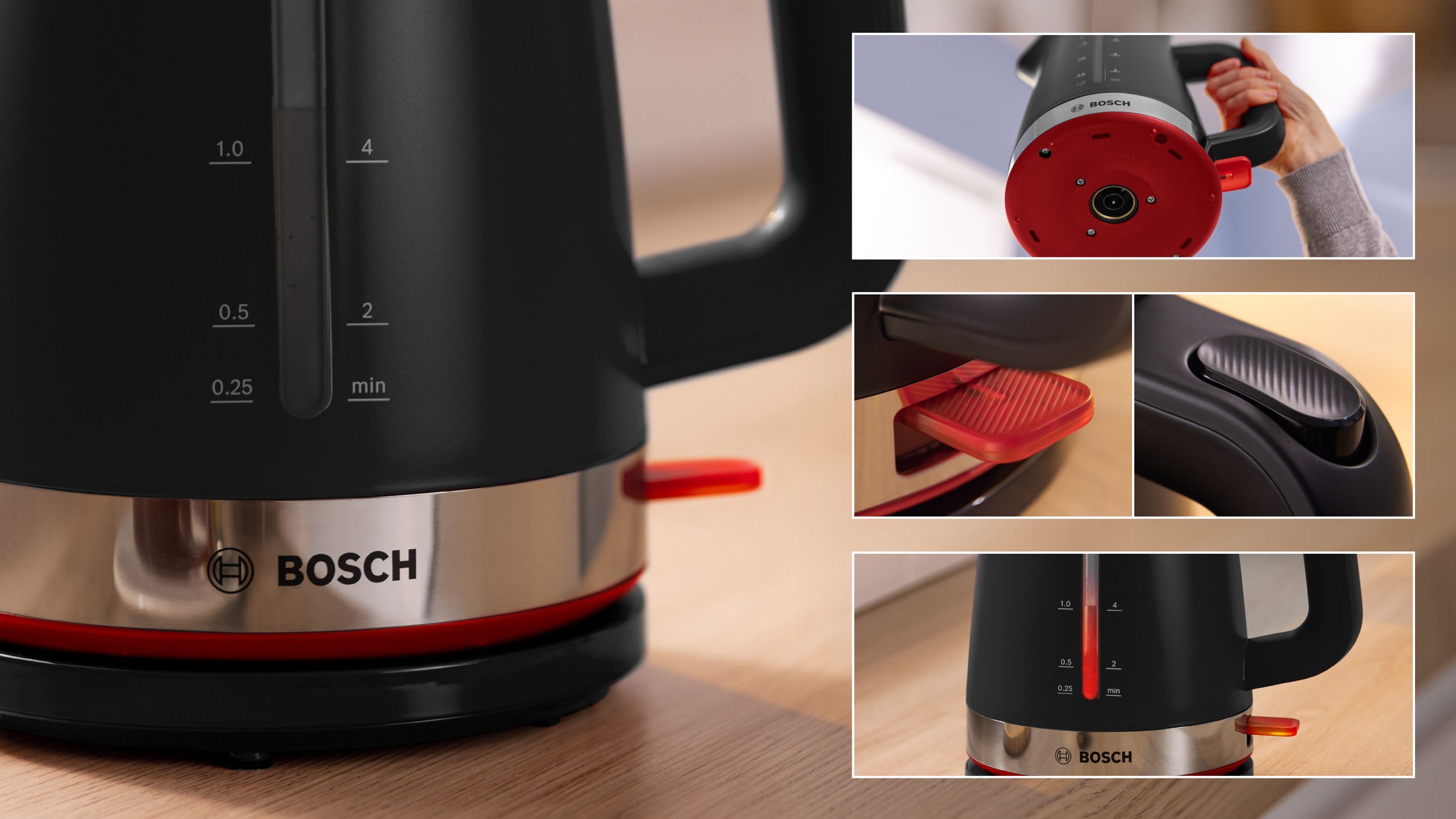 Bosch MyMoment TKA3M133 kahvinkeitin, musta
