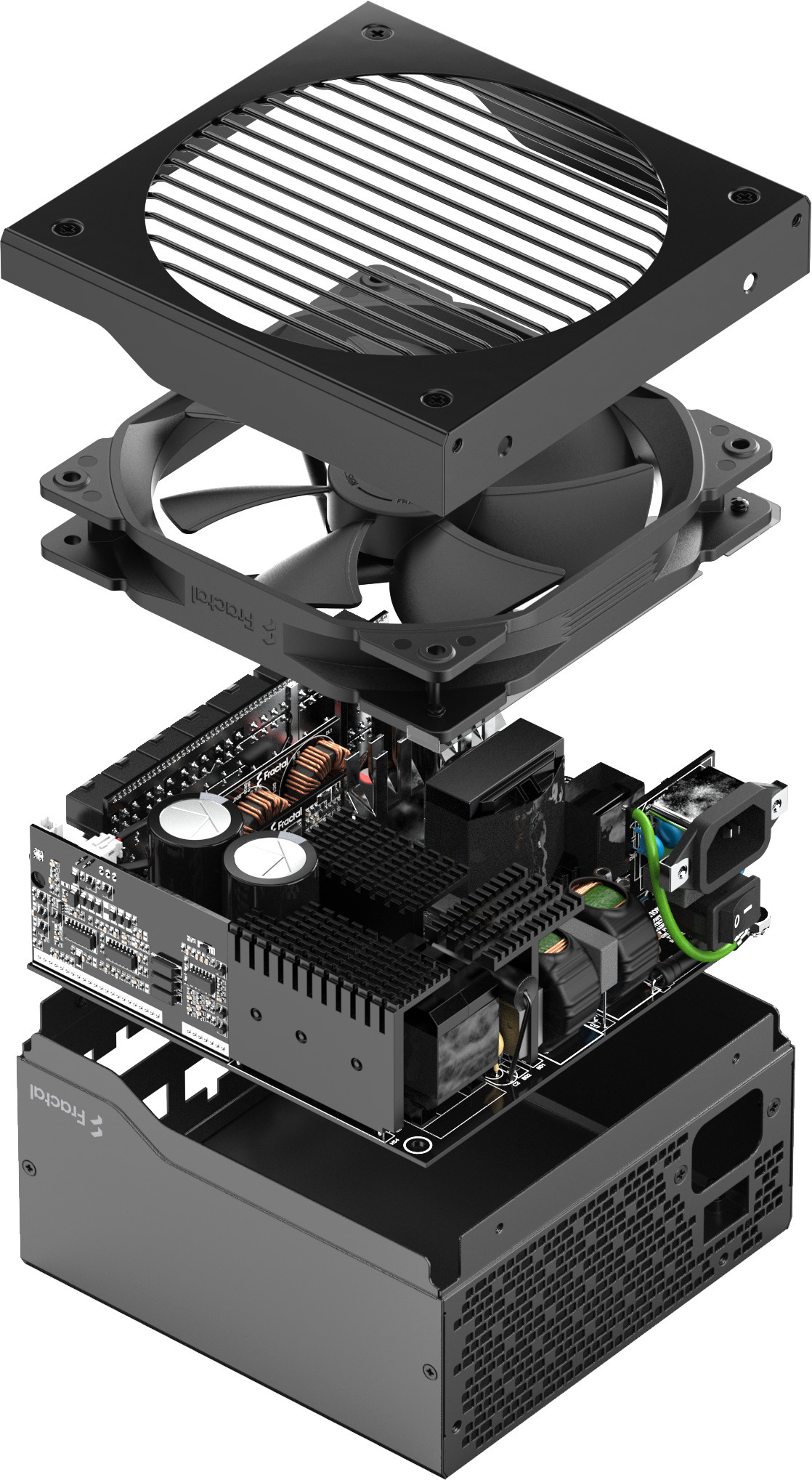 Fractal Design Ion+ 2 80 PLUS Platinum - ATX-virtalähde, 760 W