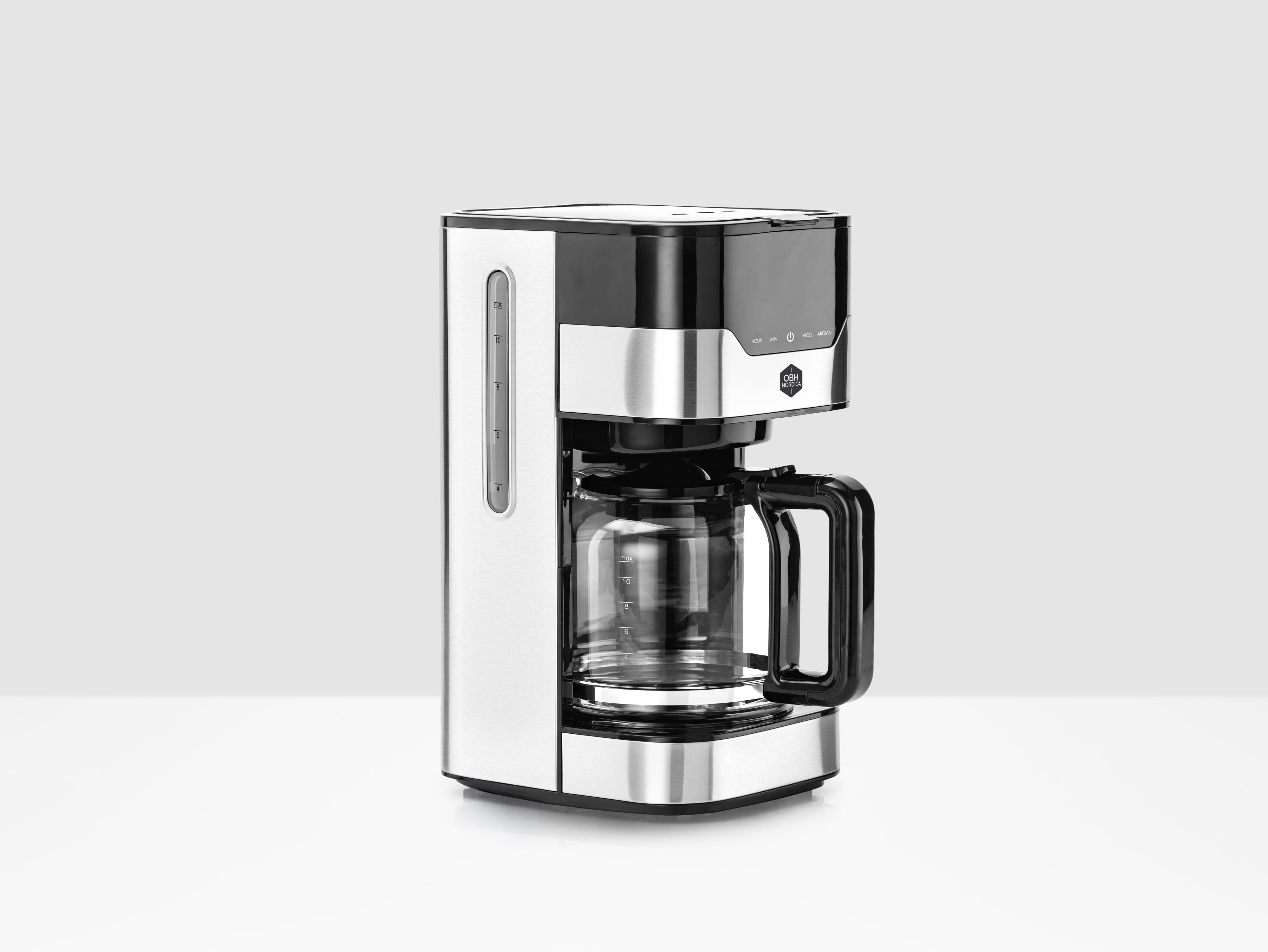 OBH Nordica Timer Aroma -kahvinkeitin, musta