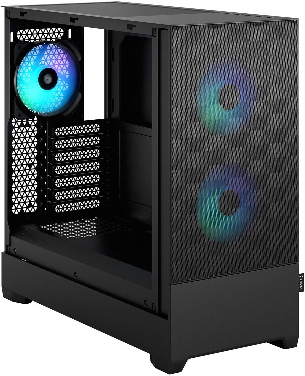 Fractal Design Pop Air RGB Black TG ATX-kotelo ikkunalla, musta