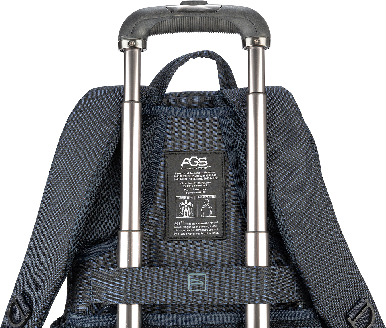 Tucano Binario Gravity AGS -tietokonereppu 15,6" kannettavalle tietokoneelle, tummansininen
