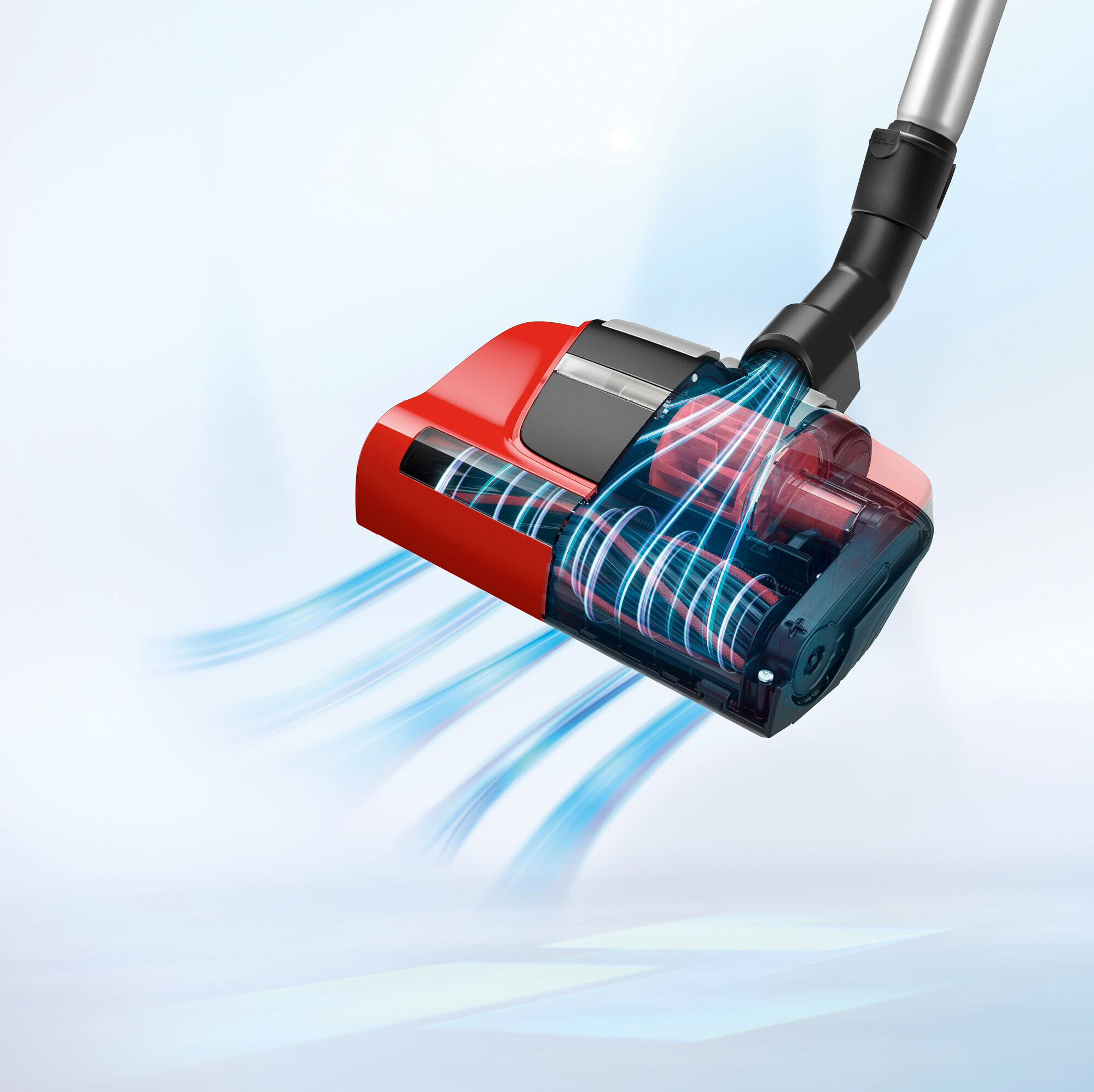 Bosch Series 8 ProAnimal BGS7PET -pölypussiton pölynimuri, punainen