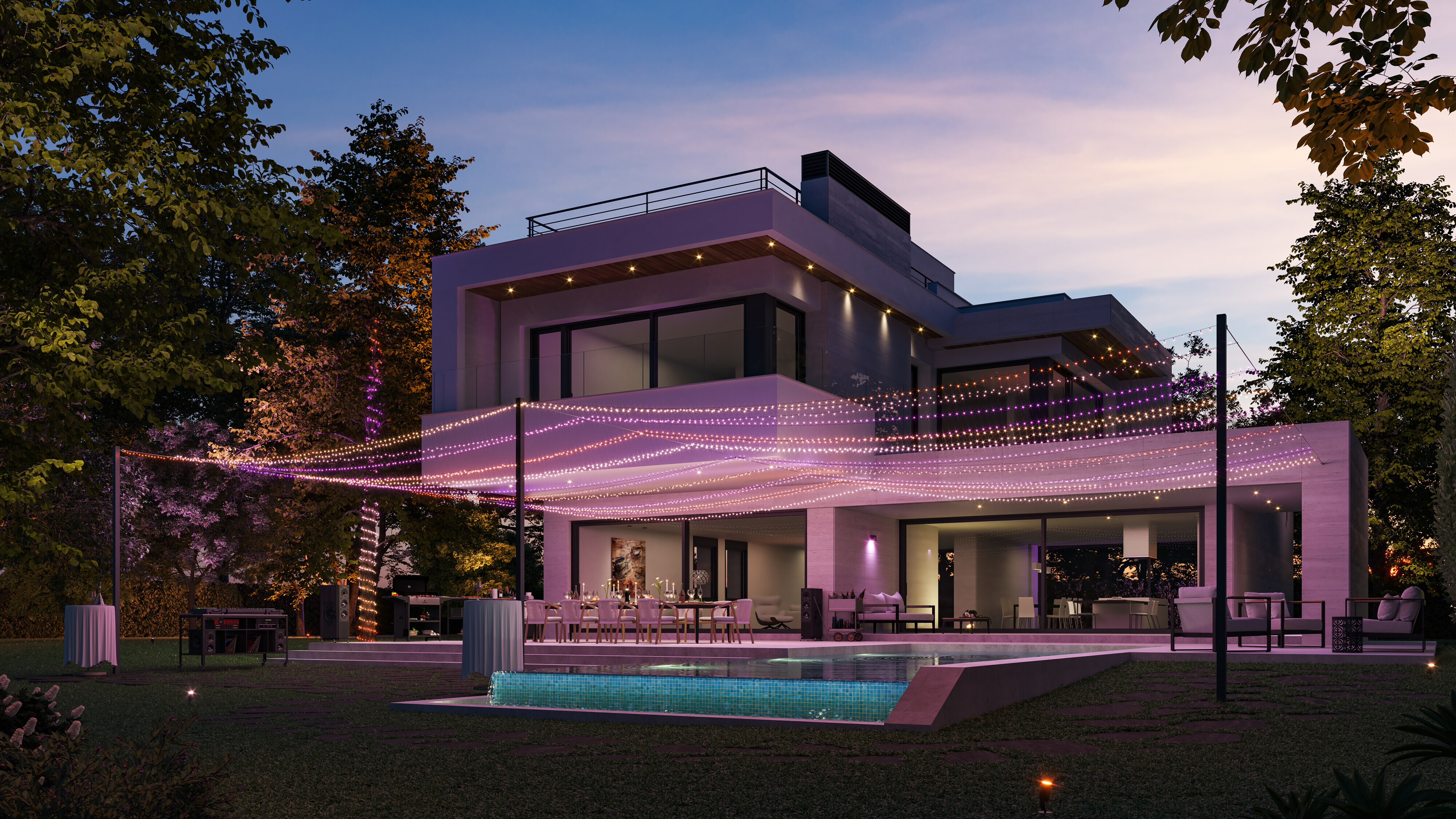 Philips HUE Festavia valosarja, 250 lediä
