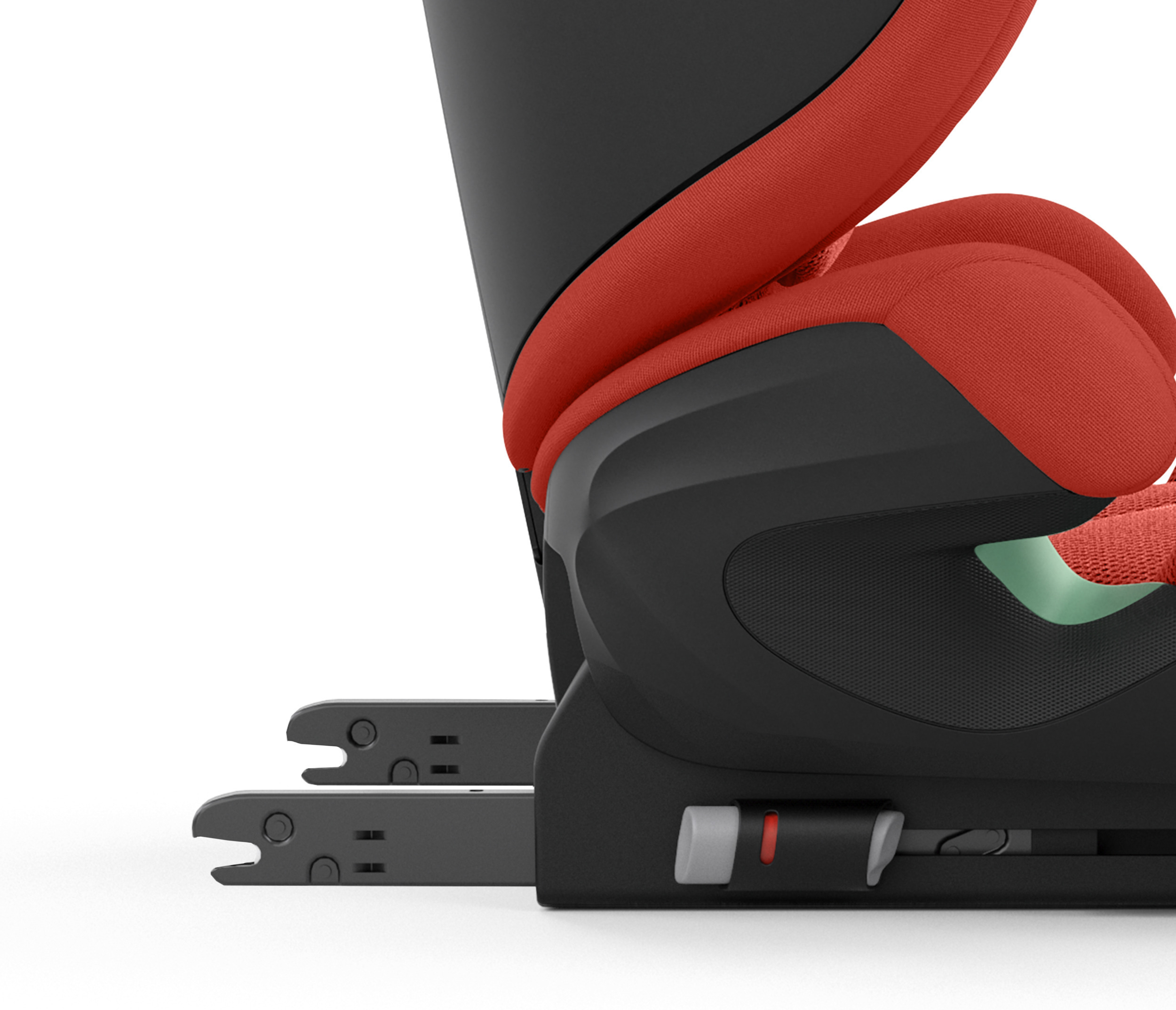 CYBEX Solution G i-Fix Plus -turvavyöistuin, 100 - 150 cm, Hibiscus Red
