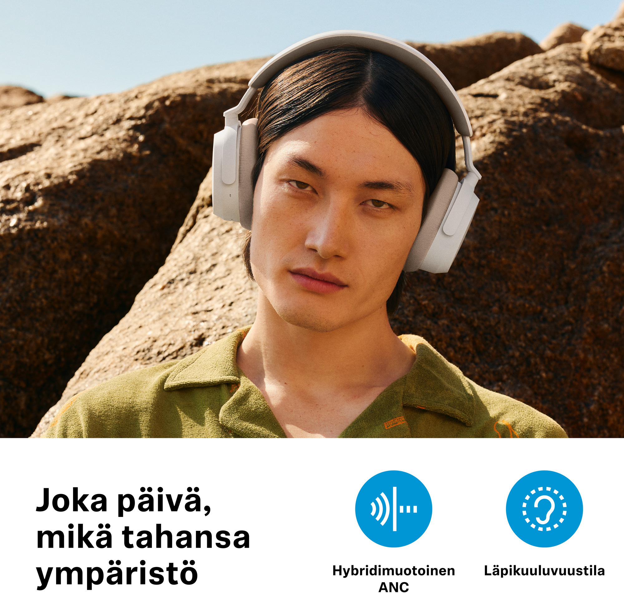 Sennheiser Accentum Wireless vastamelukuulokkeet, musta