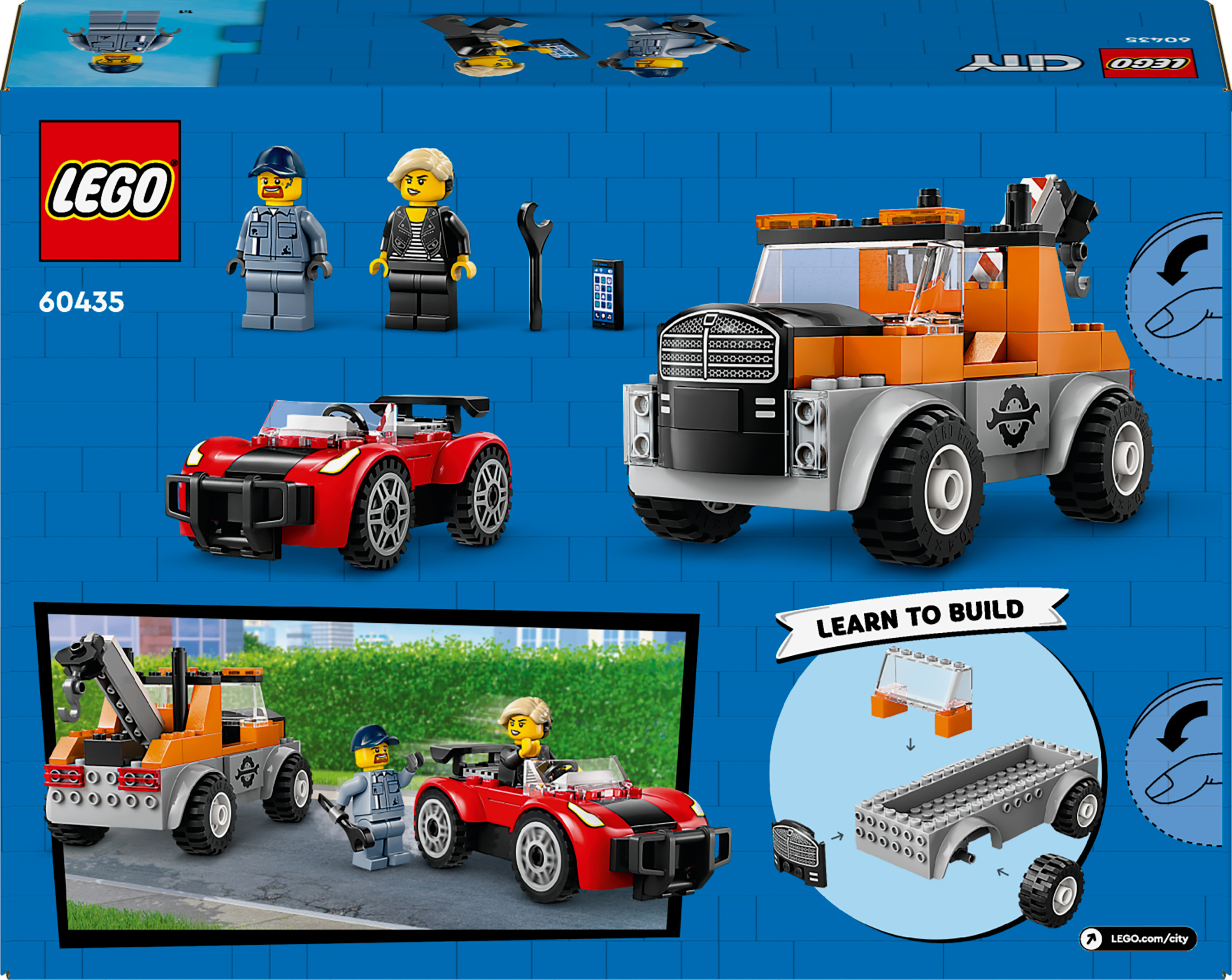LEGO City Great Vehicles 60407 - Punainen kaksikerroksinen turistibussi
