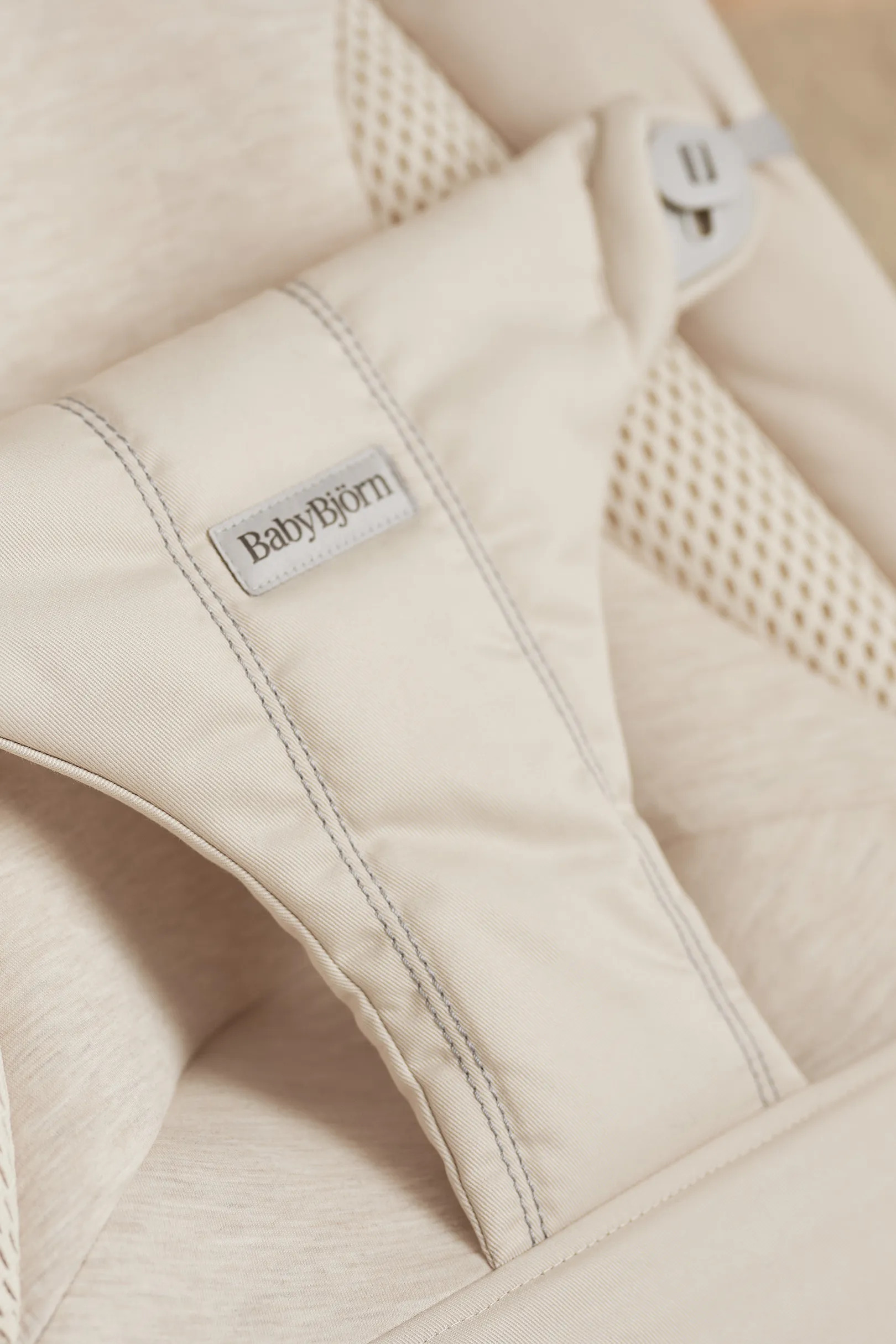 BabyBjörn Bouncer Balance Soft Woven -sitteri, jersey light beige