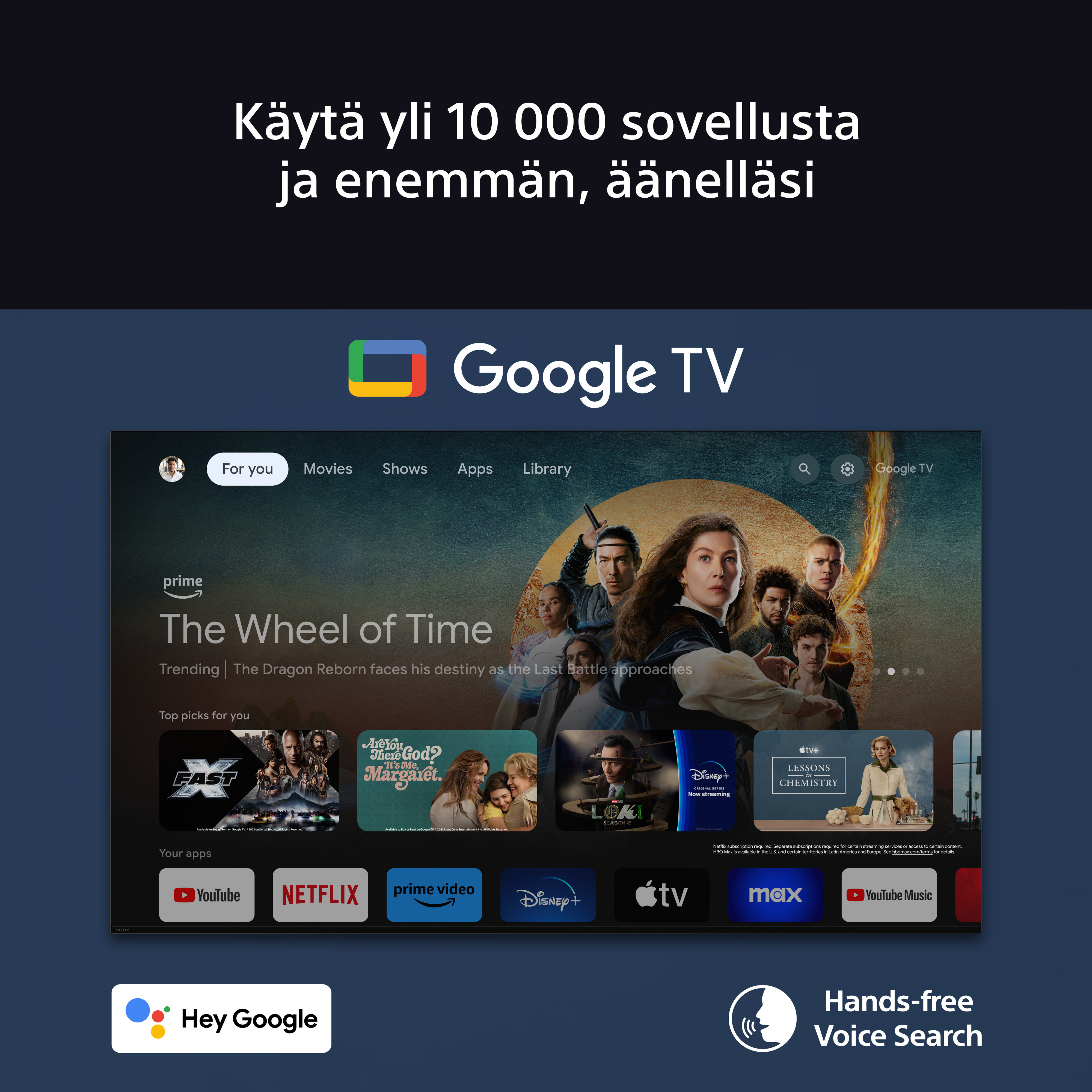 Sony 85" Bravia 7 – 4K QD Mini-LED Google TV