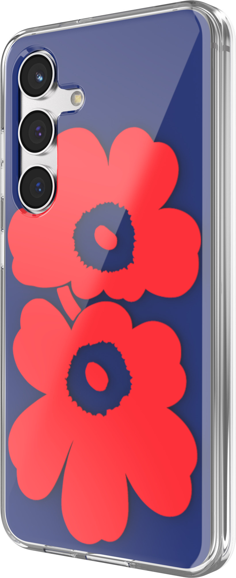 Samsung x Marimekko Dual Layer Case -suojakuori, Samsung Galaxy S24, sininen/punainen