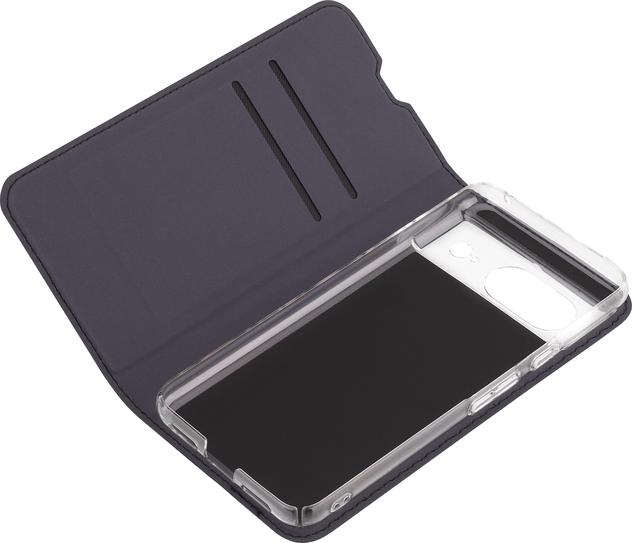 FoneKit BookCase -suojakotelo, Google Pixel 8, musta