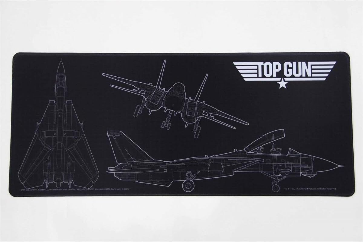 Top Gun Jumbo Desk Mat -hiirimatto, 70 x 30 cm
