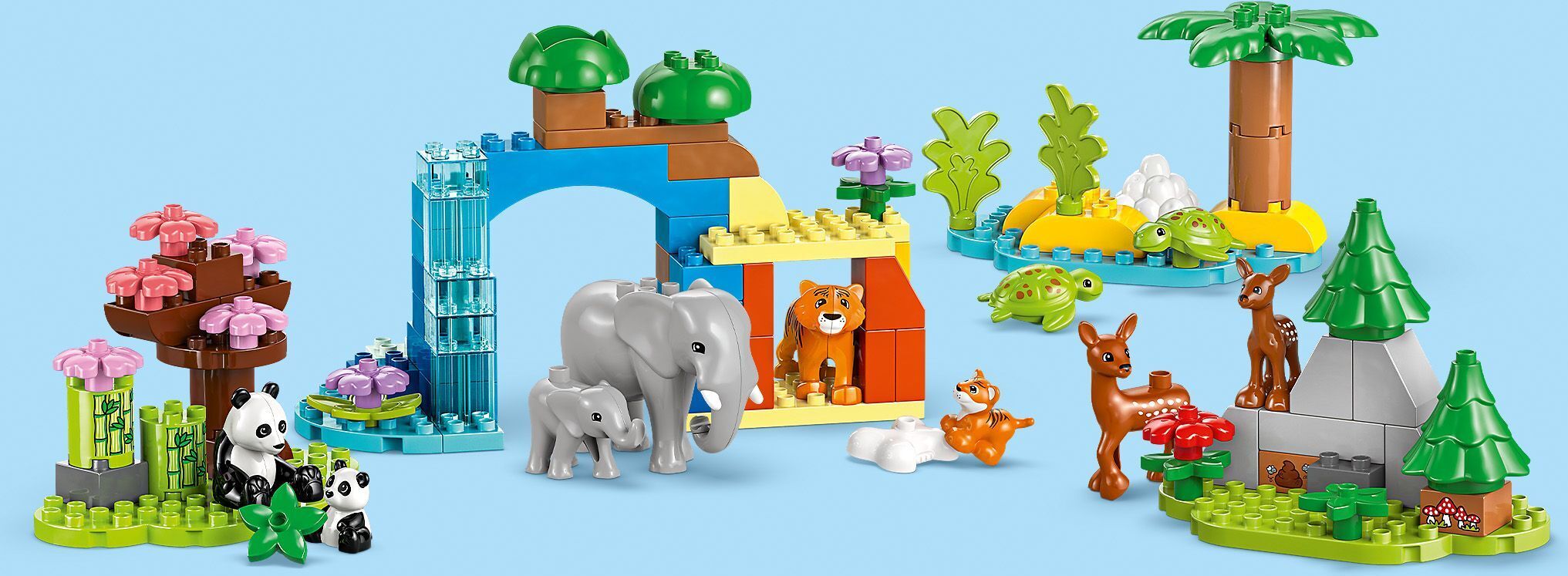 LEGO DUPLO Town 10446 – 3-in-1 luonnoneläinperheet