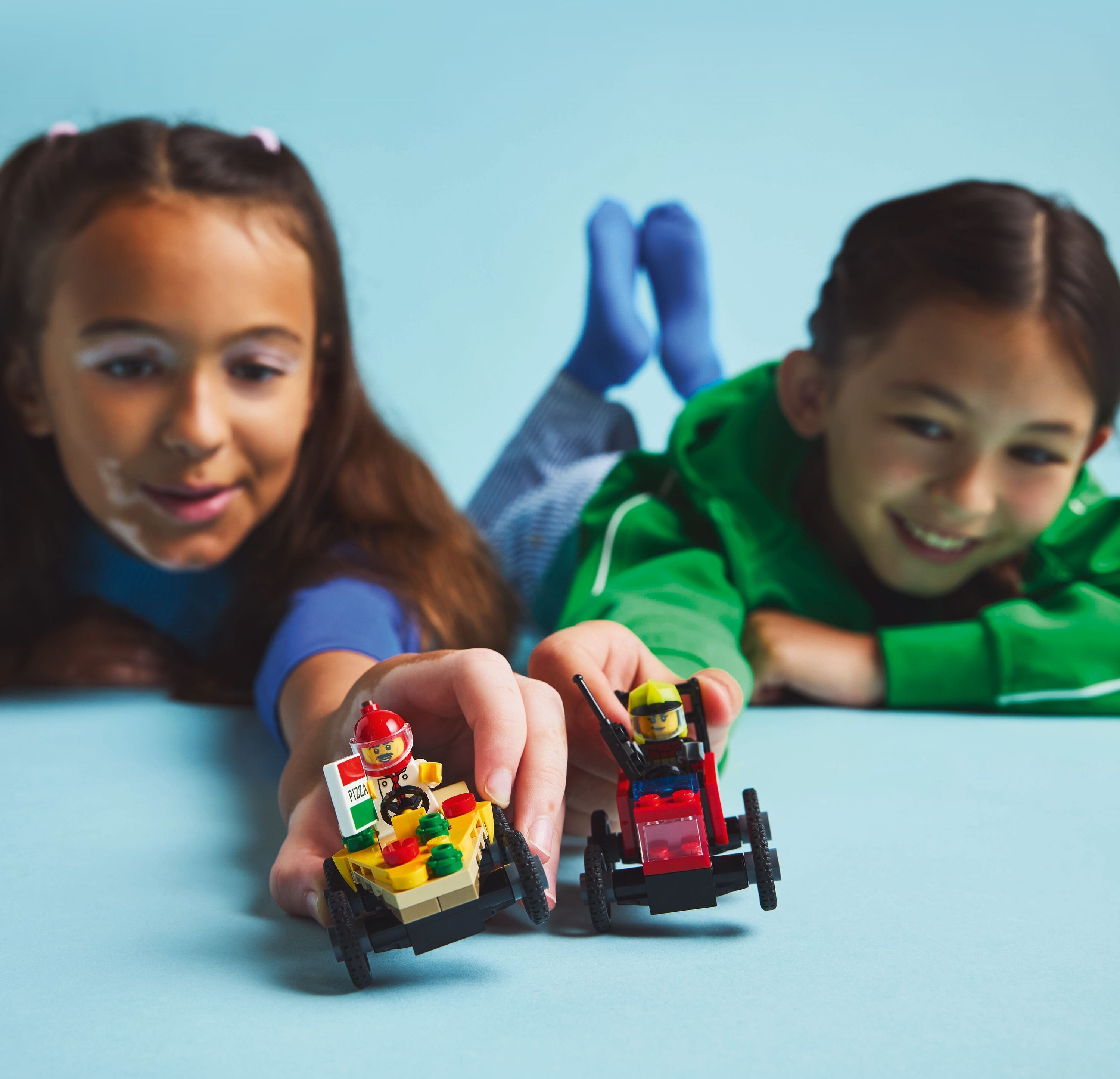LEGO City 60458 – Pizza-auto vastaan paloauto – kilpa-autopakkaus