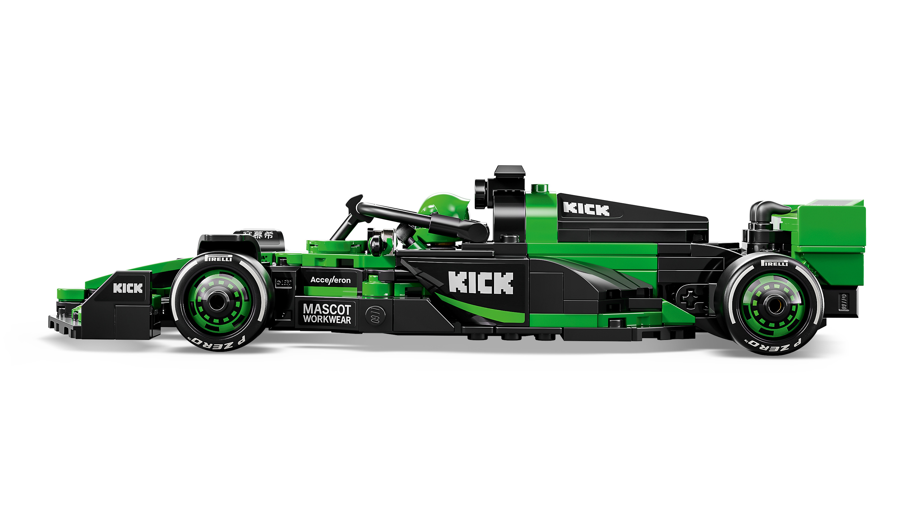 LEGO Speed Champions 77247 – KICK Sauber F1® Team C44 ‑kilpa-auto