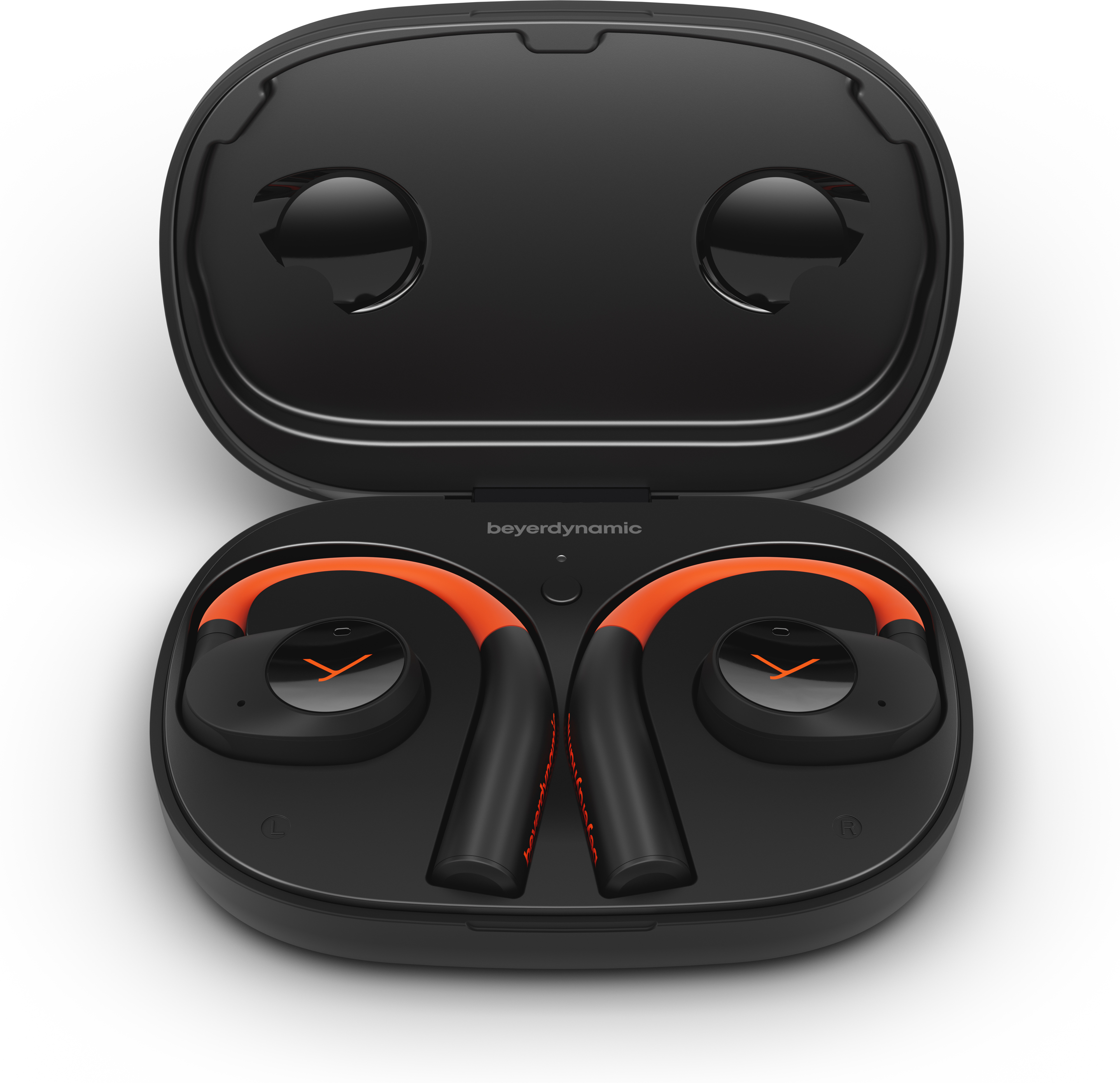 Beyerdynamic Verio 200 Sport täysin langattomat avoimet kuulokkeet, musta/oranssi