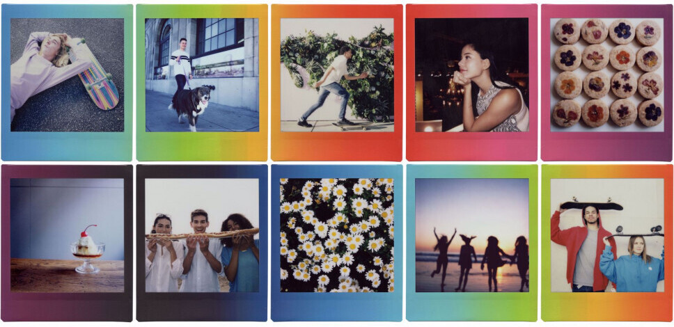 Fujifilm Instax Square Film Sunset pikafilmi, 10 kuvaa