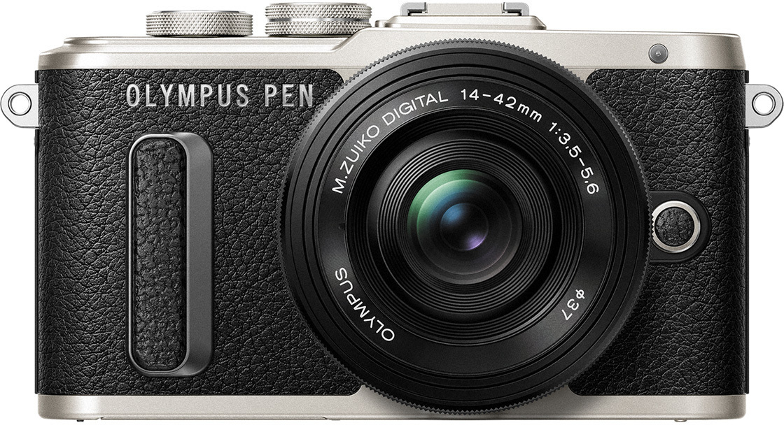 Olympus PEN E-PL8 -mikrojärjestelmäkamera, musta + pannukakkuobjektiivi