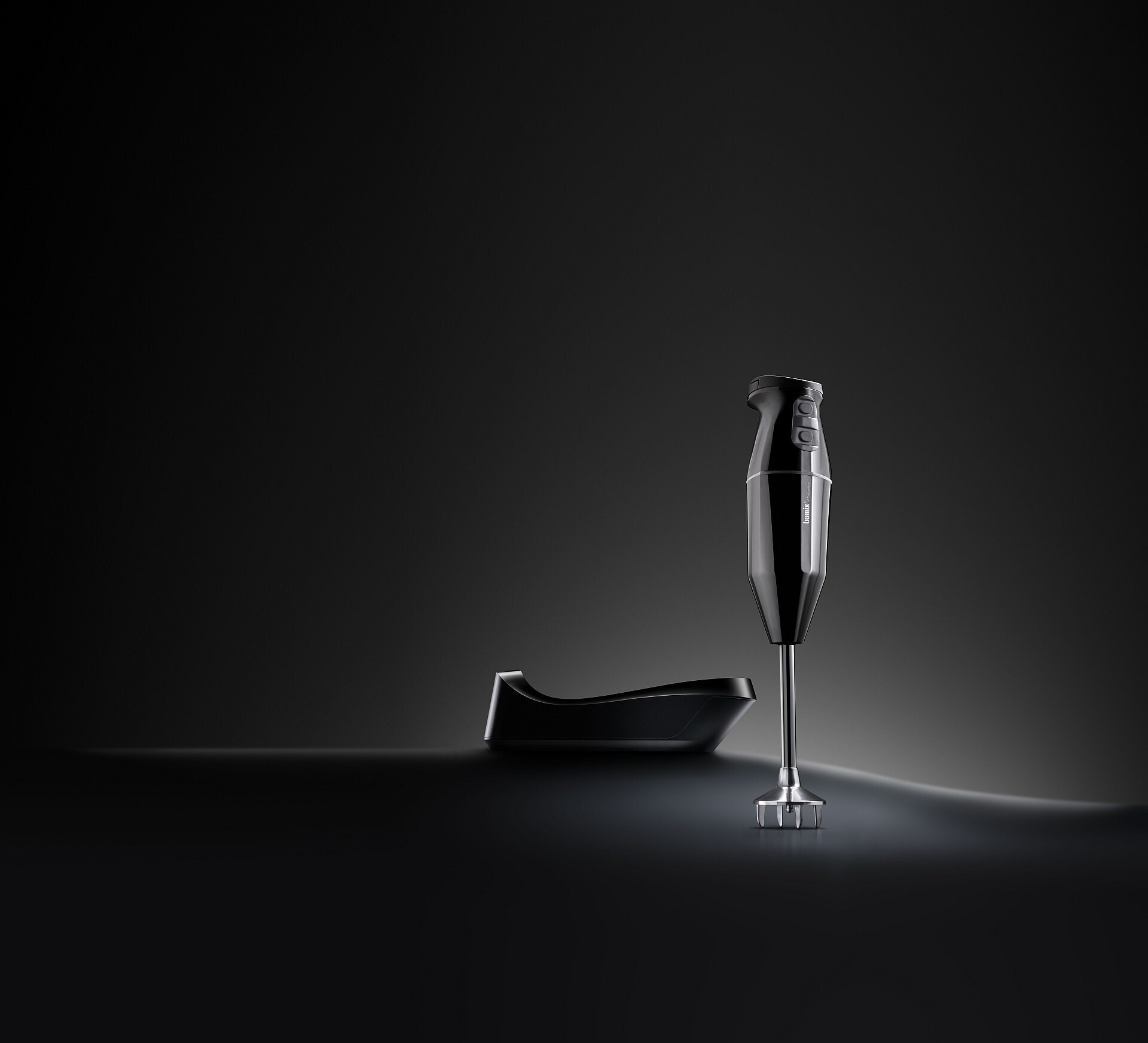 Bamix Cordless -johdoton sauvasekoitin, musta