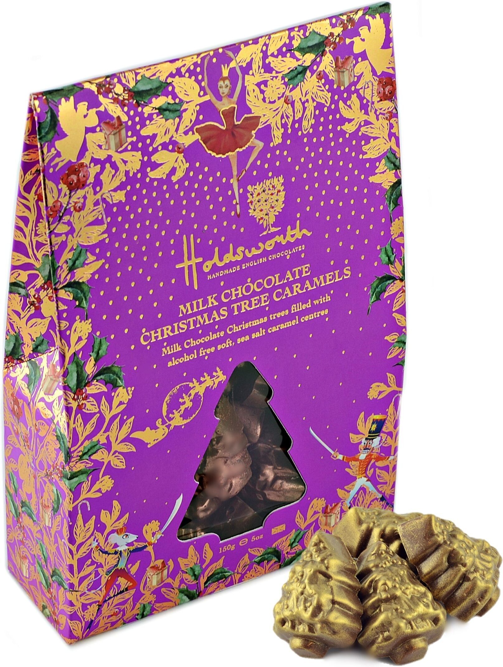Holdsworth Christmas Tree Caramels suklaakonvehdit, 150 g
