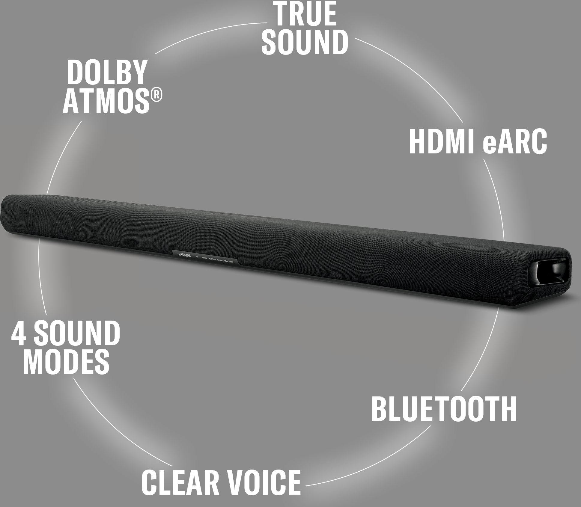 Yamaha SR-B30A soundbar, musta