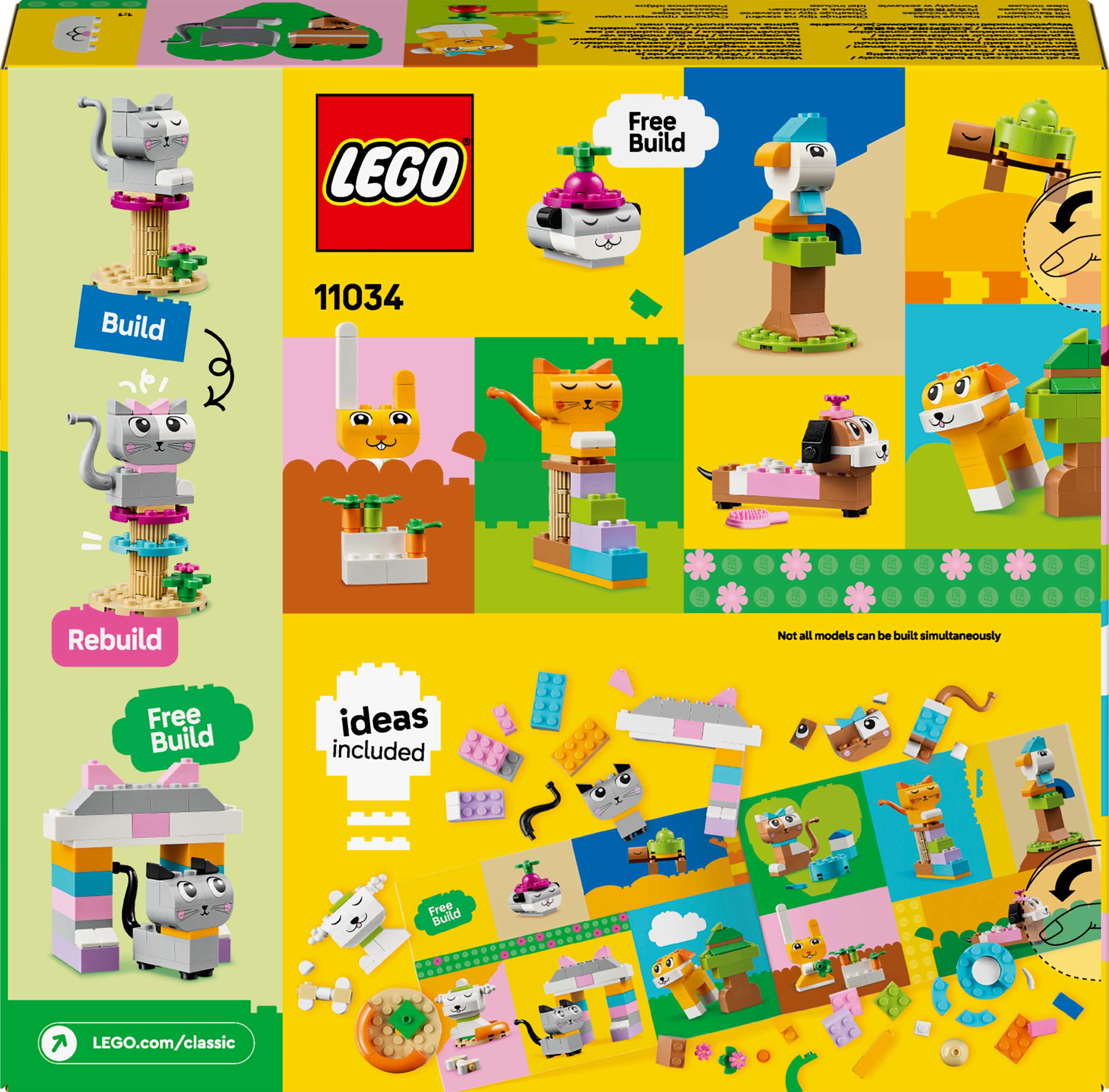 LEGO Classic 11034  - Luovat lemmikit