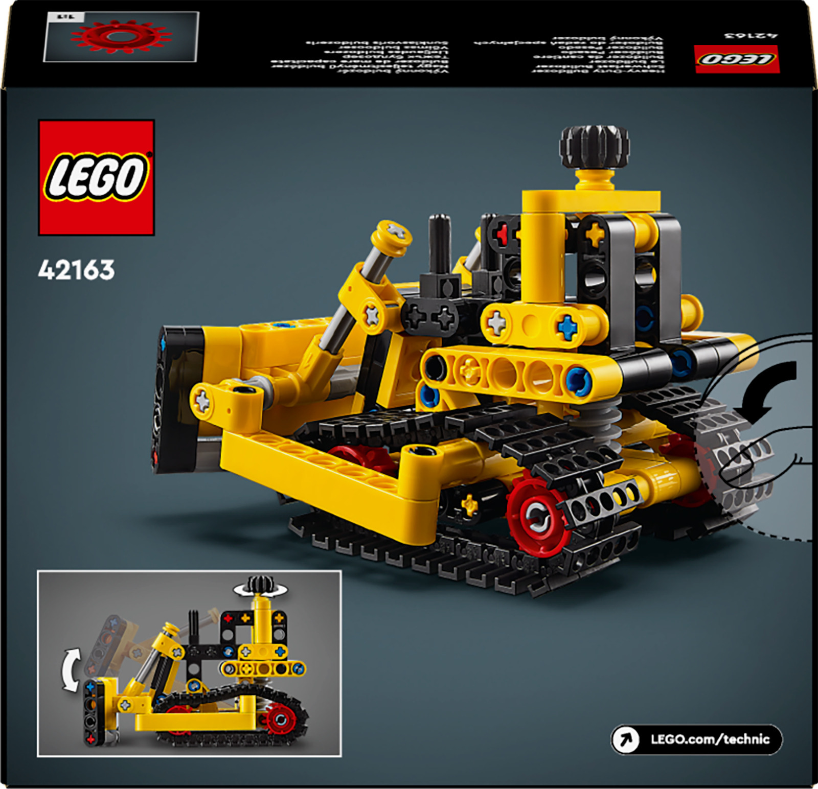 LEGO Technic 42163  - Raskaan sarjan puskutraktori