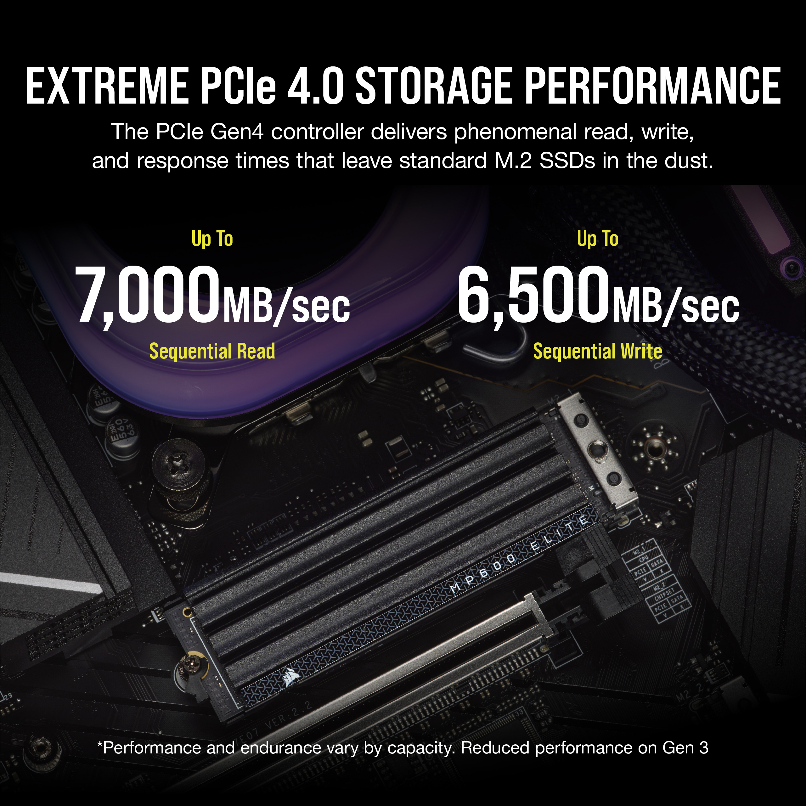 Corsair MP600 Elite 2 Tt M.2 NVMe -SSD-kovalevy