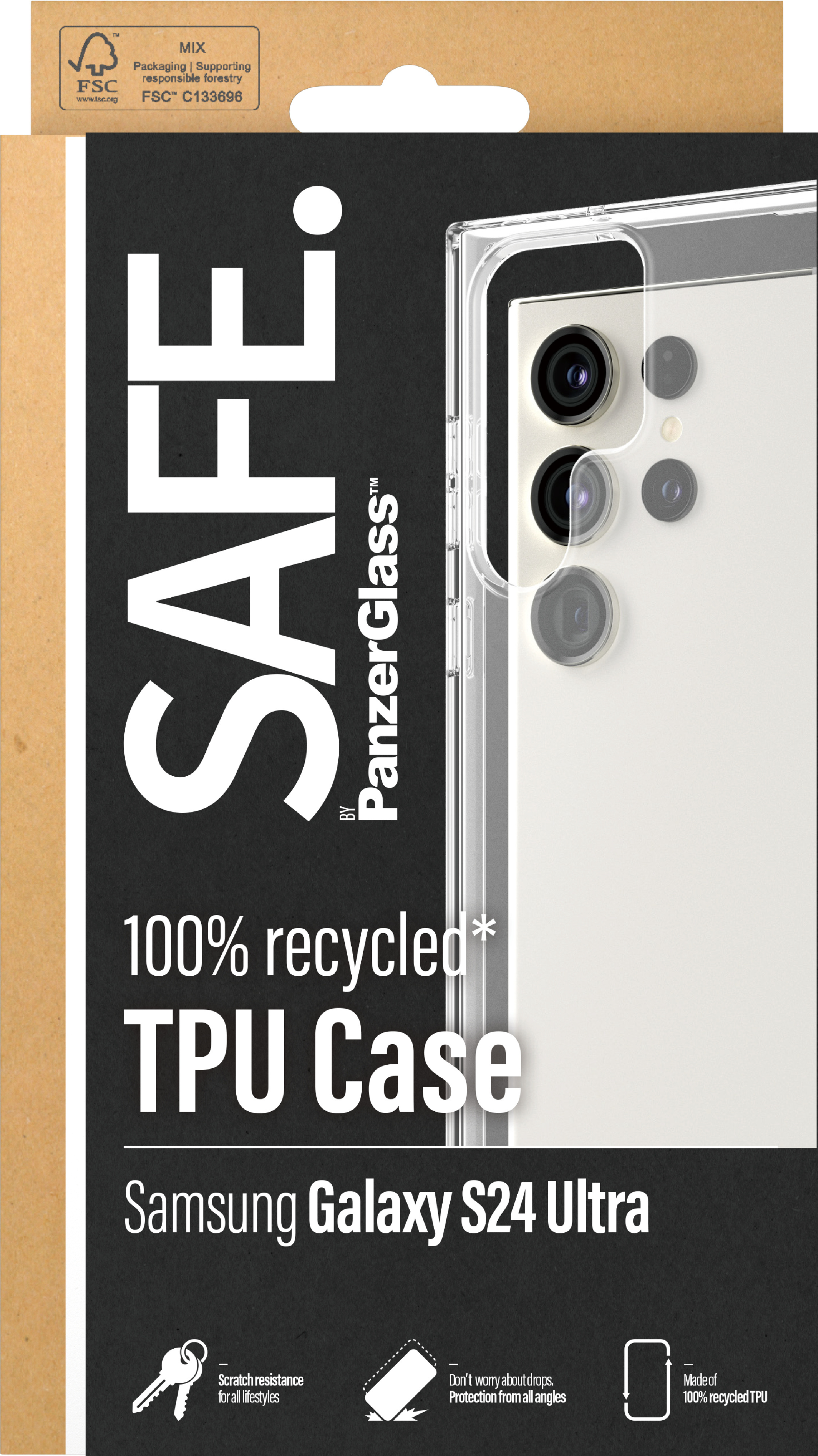 SAFE. by PanzerGlass® TPU Case Samsung Galaxy S24 Ultra