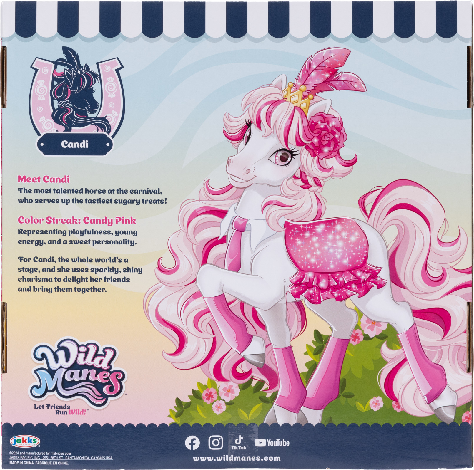Wild Manes - Candi’s Sugar Crush Carnival -Leikkisetti
