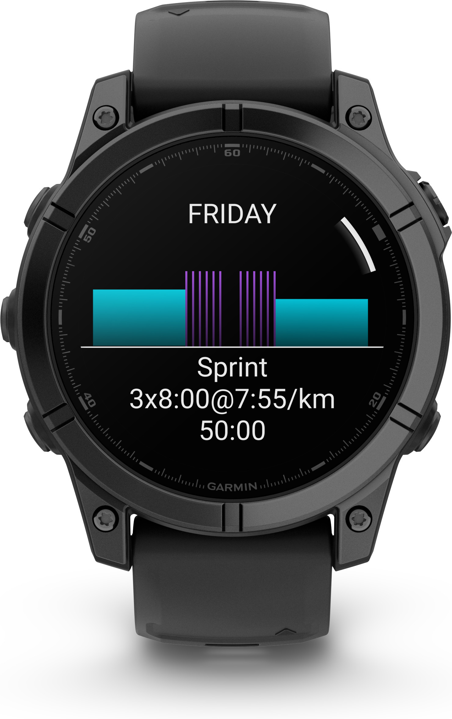 Garmin Fenix E -urheilukello, 47 mm, teräksenharmaa / musta