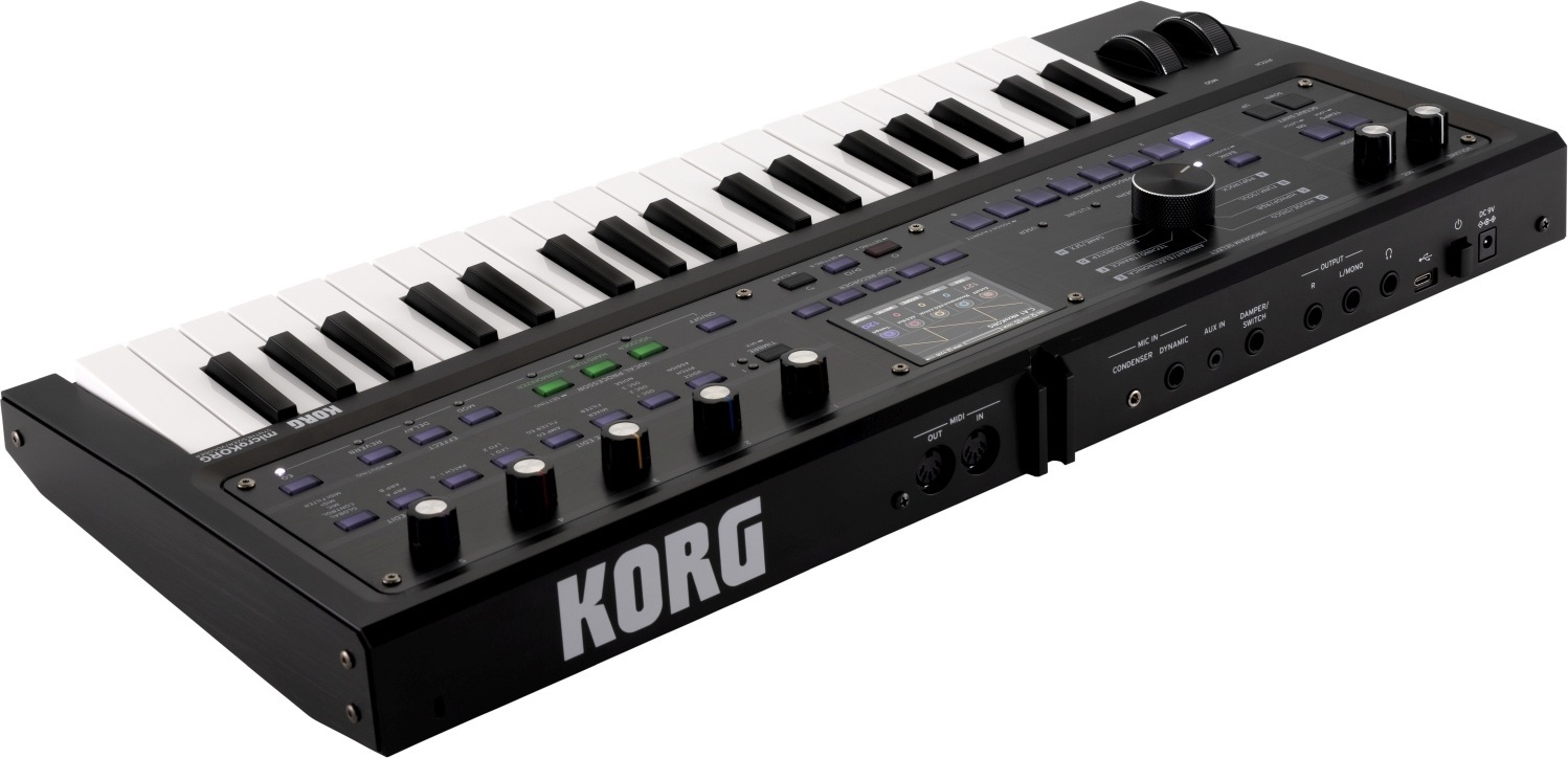 Korg microKORG 2 - syntetisaattori, musta
