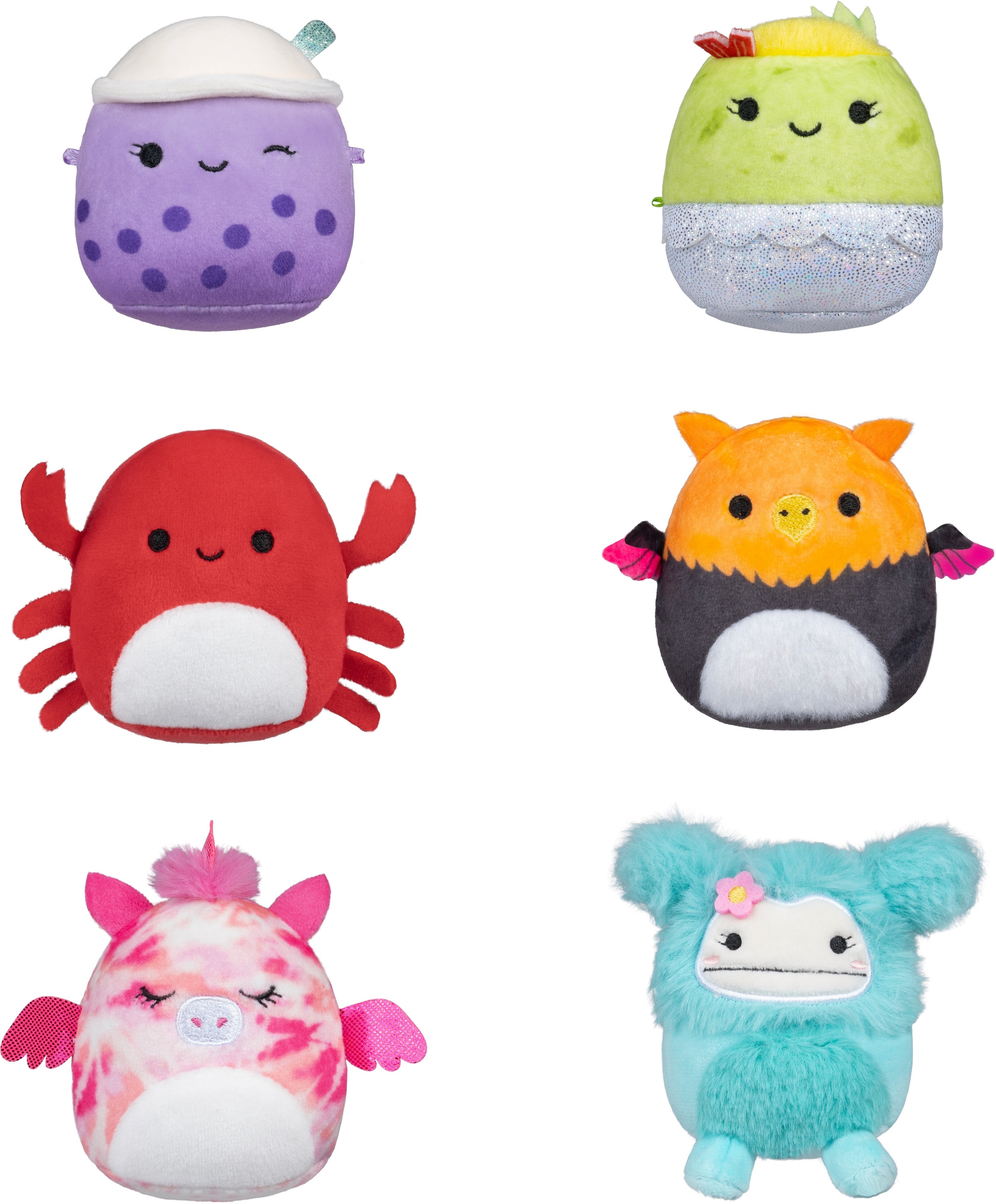 Micromallows by Squishmallows S2 pehmot, 6 kpl