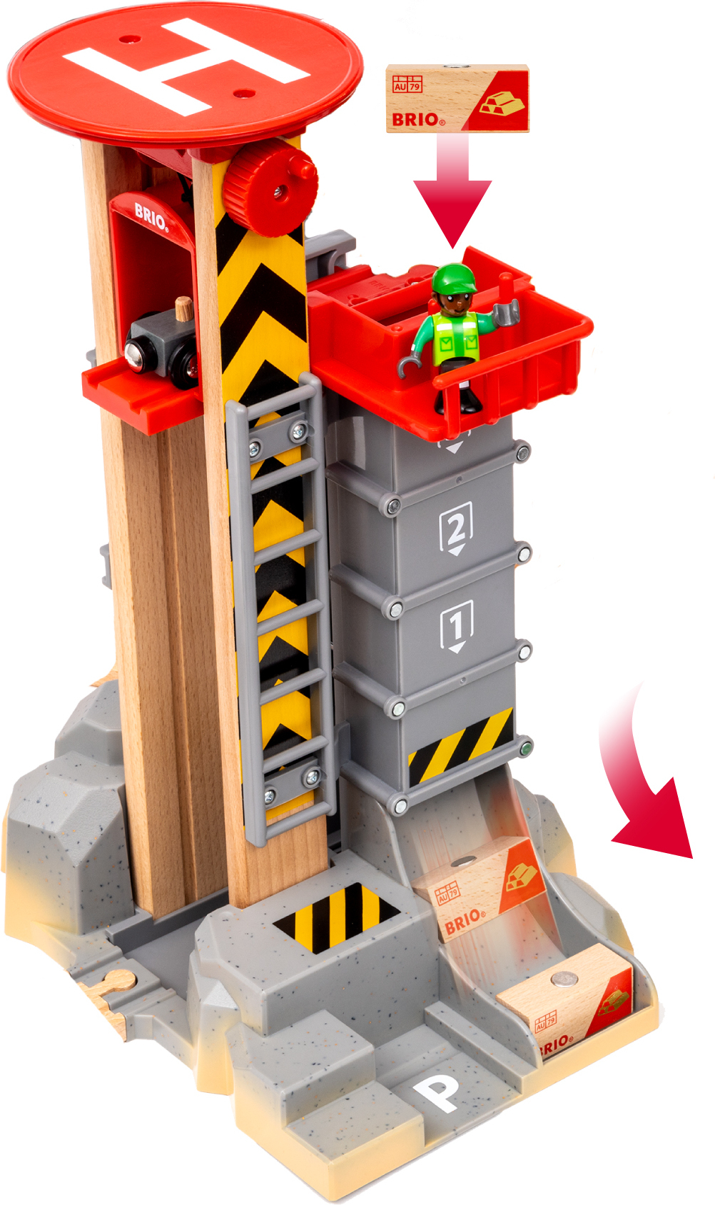 BRIO Railway 36010 Vuoriston rahtisetti