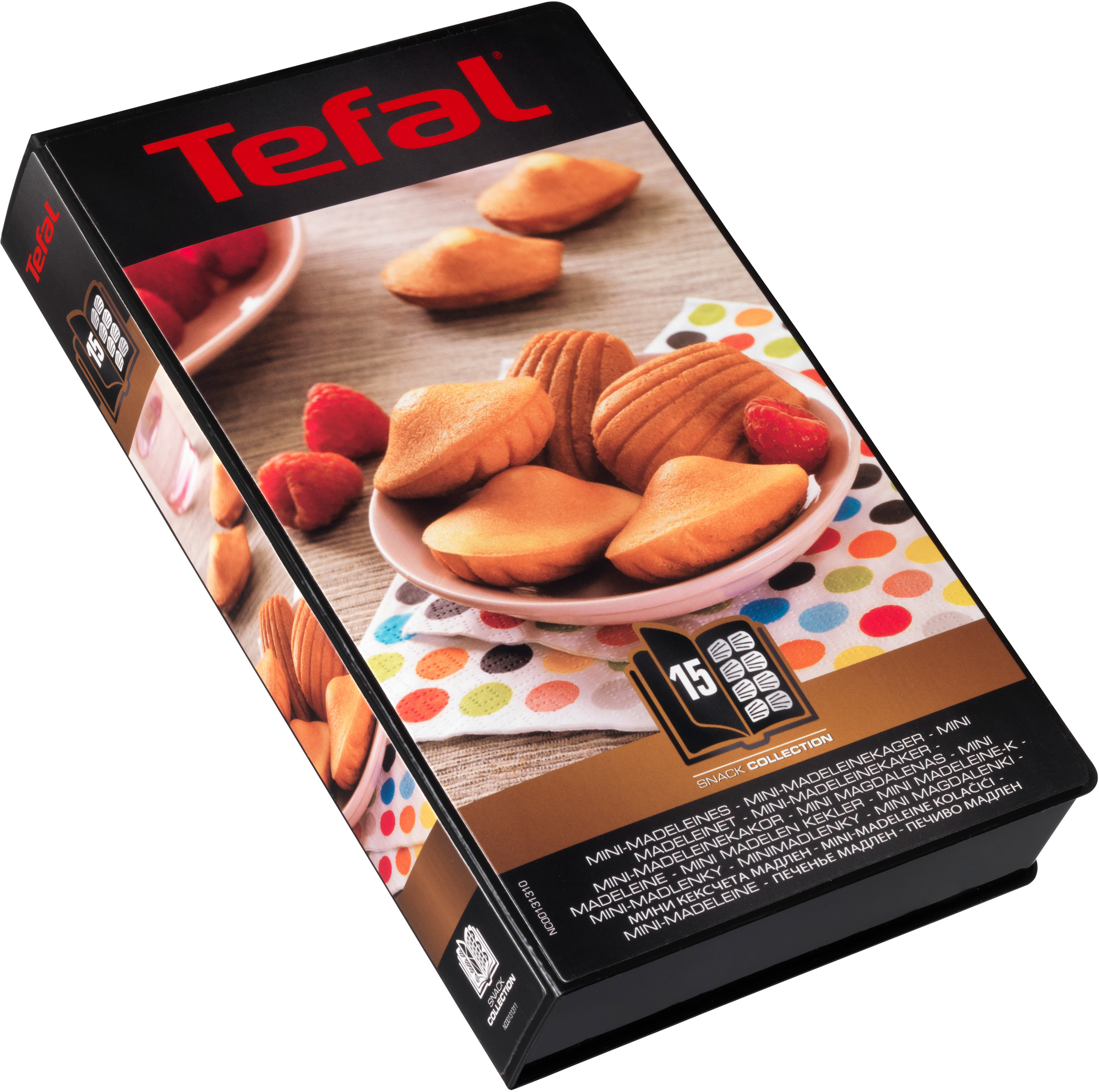Tefal - croque-gaufre 2 plaques 700w sw853d12 - snack collection