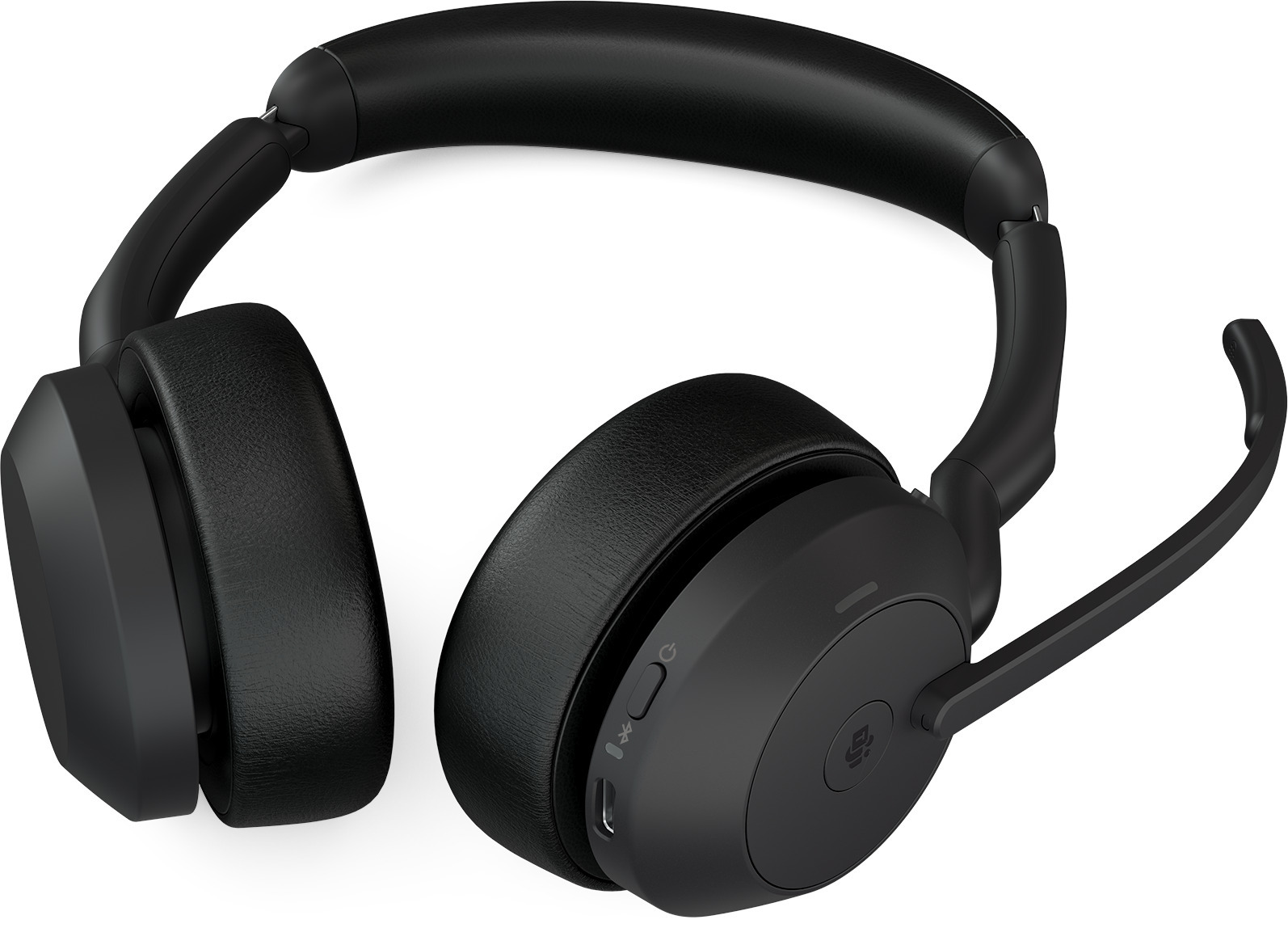 Jabra Evolve2 55 LINK380A MS Stereo kuulokemikrofoni ja latausalusta, musta