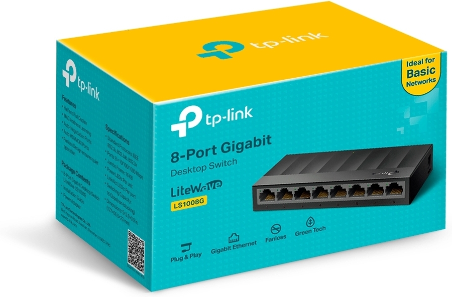 TP-LINK LiteWave LS1008G -8-porttinen kytkin