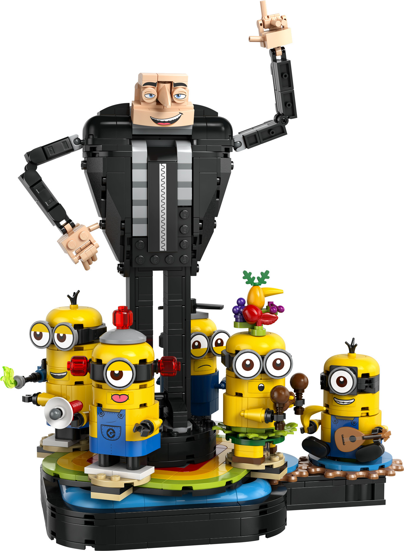 LEGO Minions 75582  - Palikoista rakennettavat Gru ja kätyrit