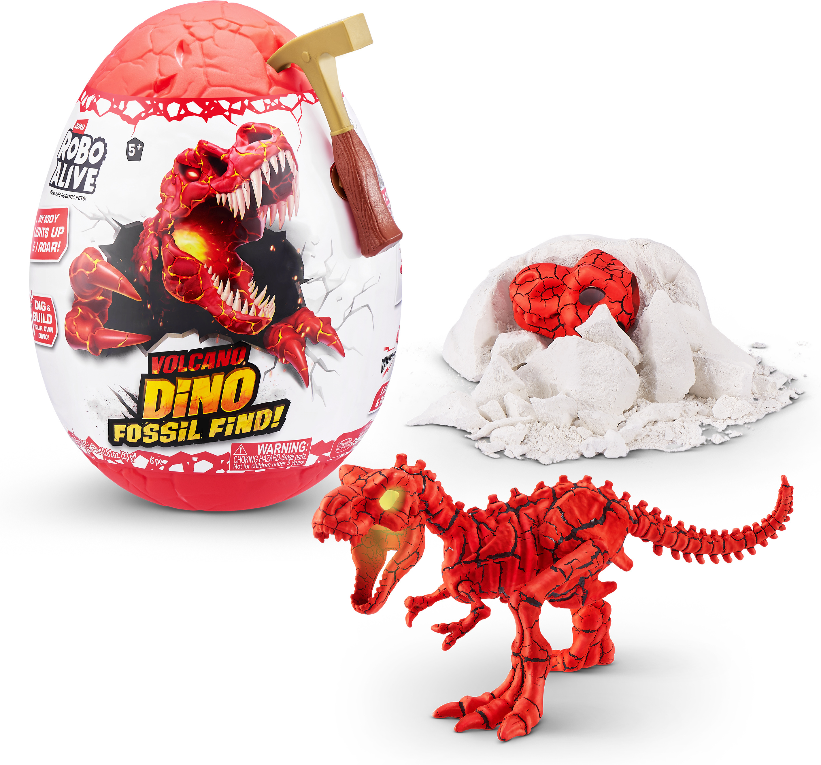 Robo Alive Dino Fossil Find S2 - yllätysmuna, Volcano