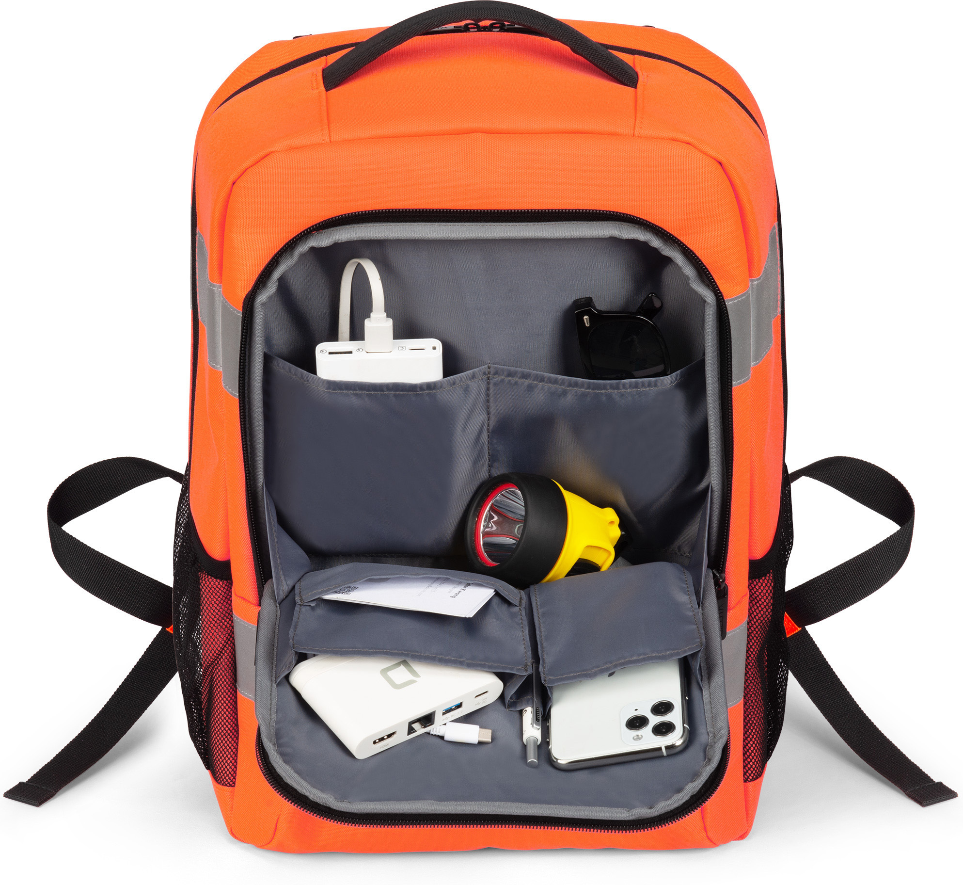 Dicota HI-VIS Base 24L -reppu, oranssi