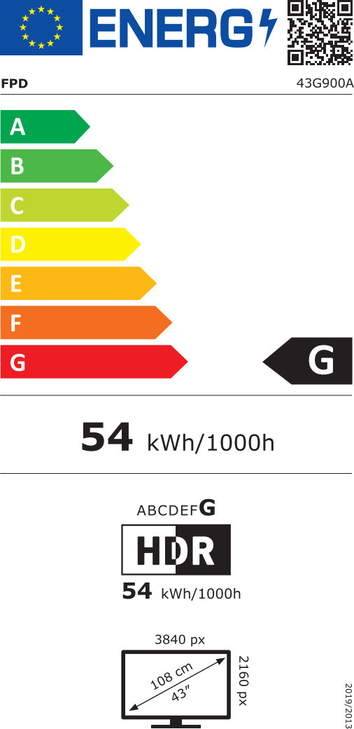FPD 43" G900 – 4K LED Google TV