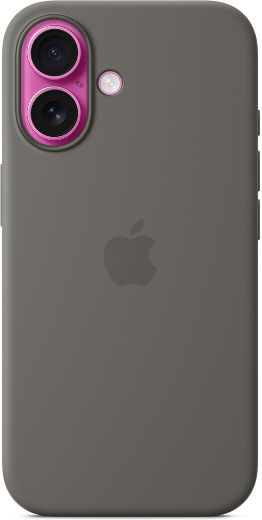 Apple iPhone 16 silikonikuori MagSafella, liuskeen­harmaa