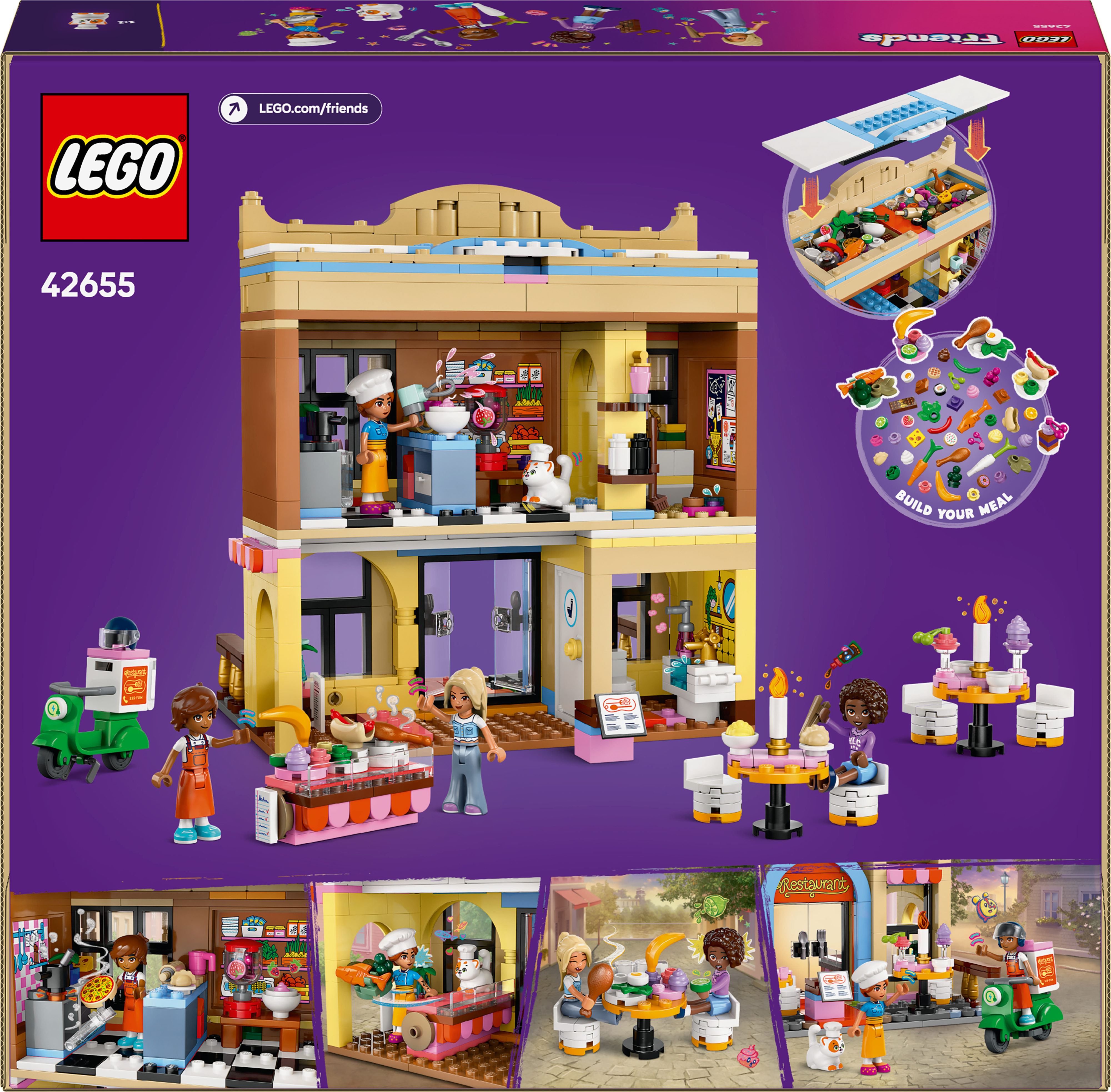 LEGO Friends 42655 – Ravintola-alan oppilaitos
