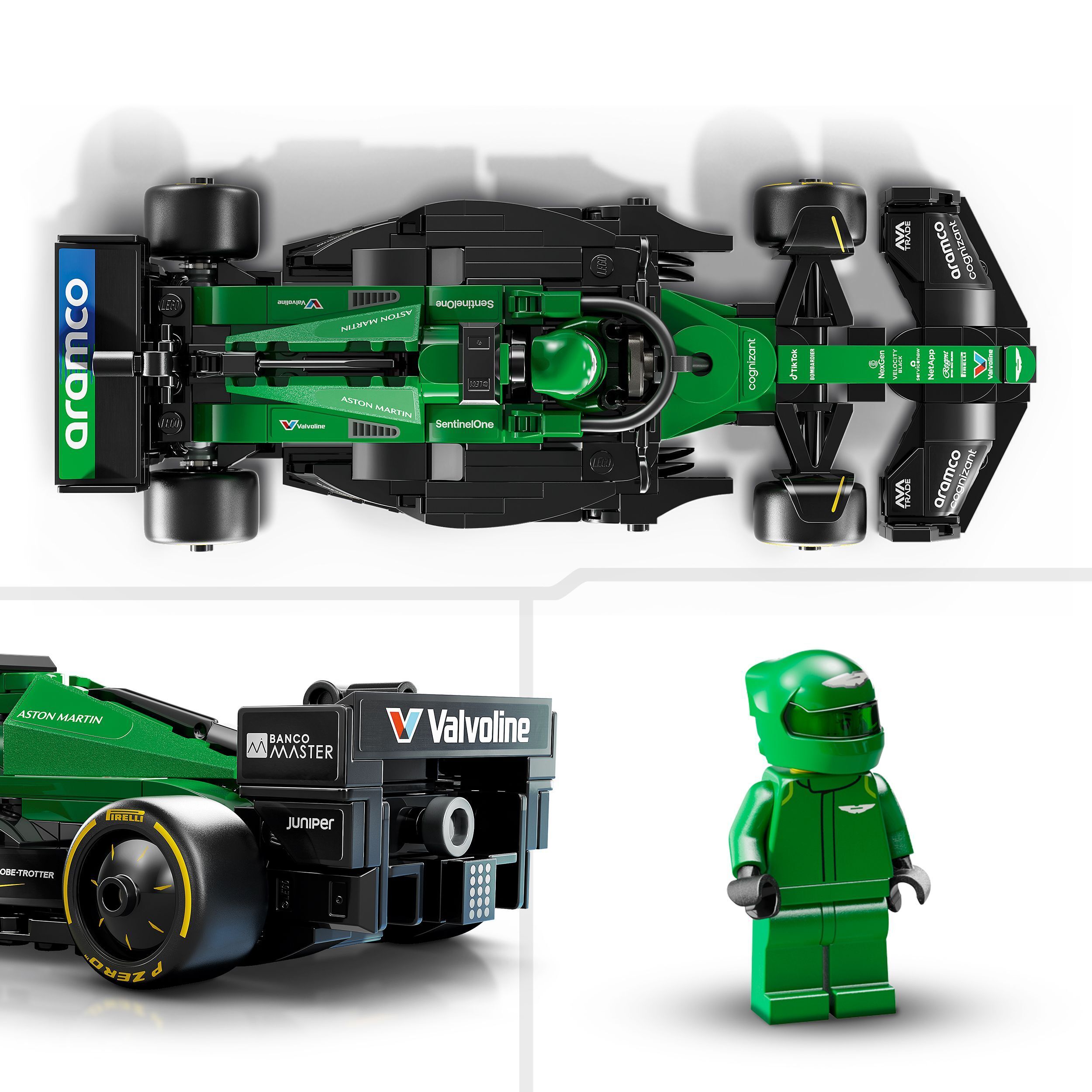 LEGO Speed Champions 77245 – Aston Martin Aramco F1® AMR24 ‑kilpa-auto