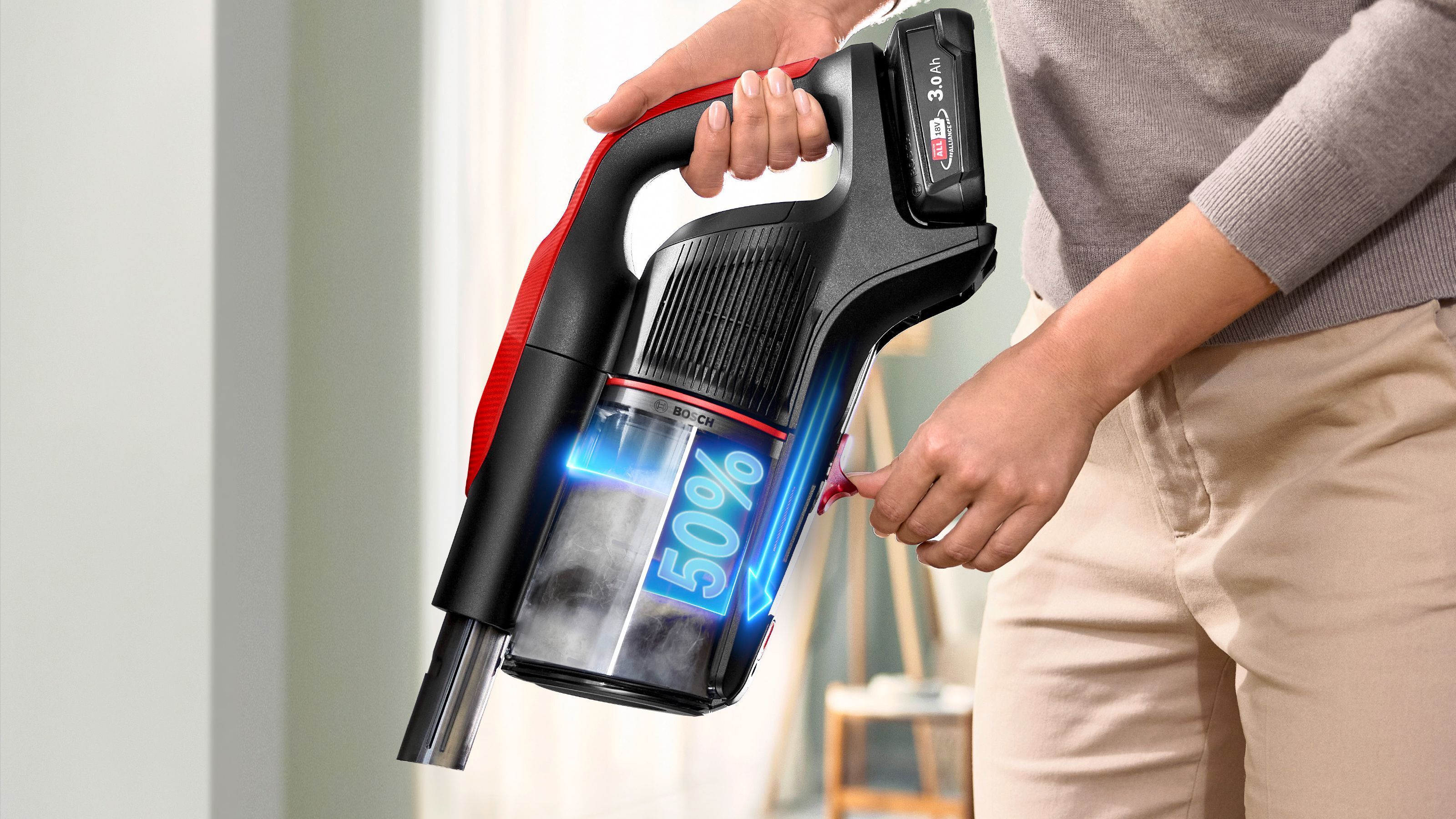 Bosch Unlimited 9 ProAnimal varsi-imuri, BBS931PET, punainen