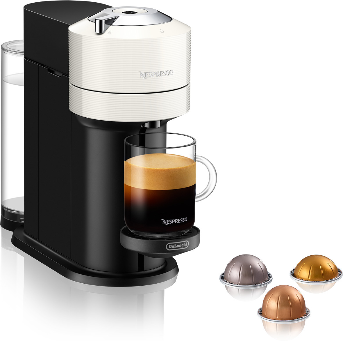 Nespresso Vertuo Next -kapselikeitin, valkoinen